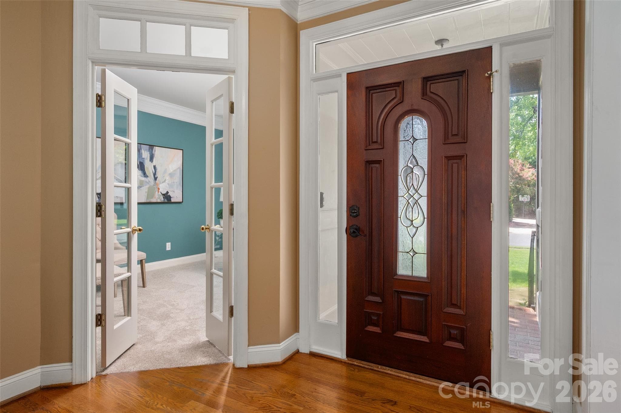 Enjoy the convenience of a large home office. - 12818 Darby Chase Drive, Charlotte
