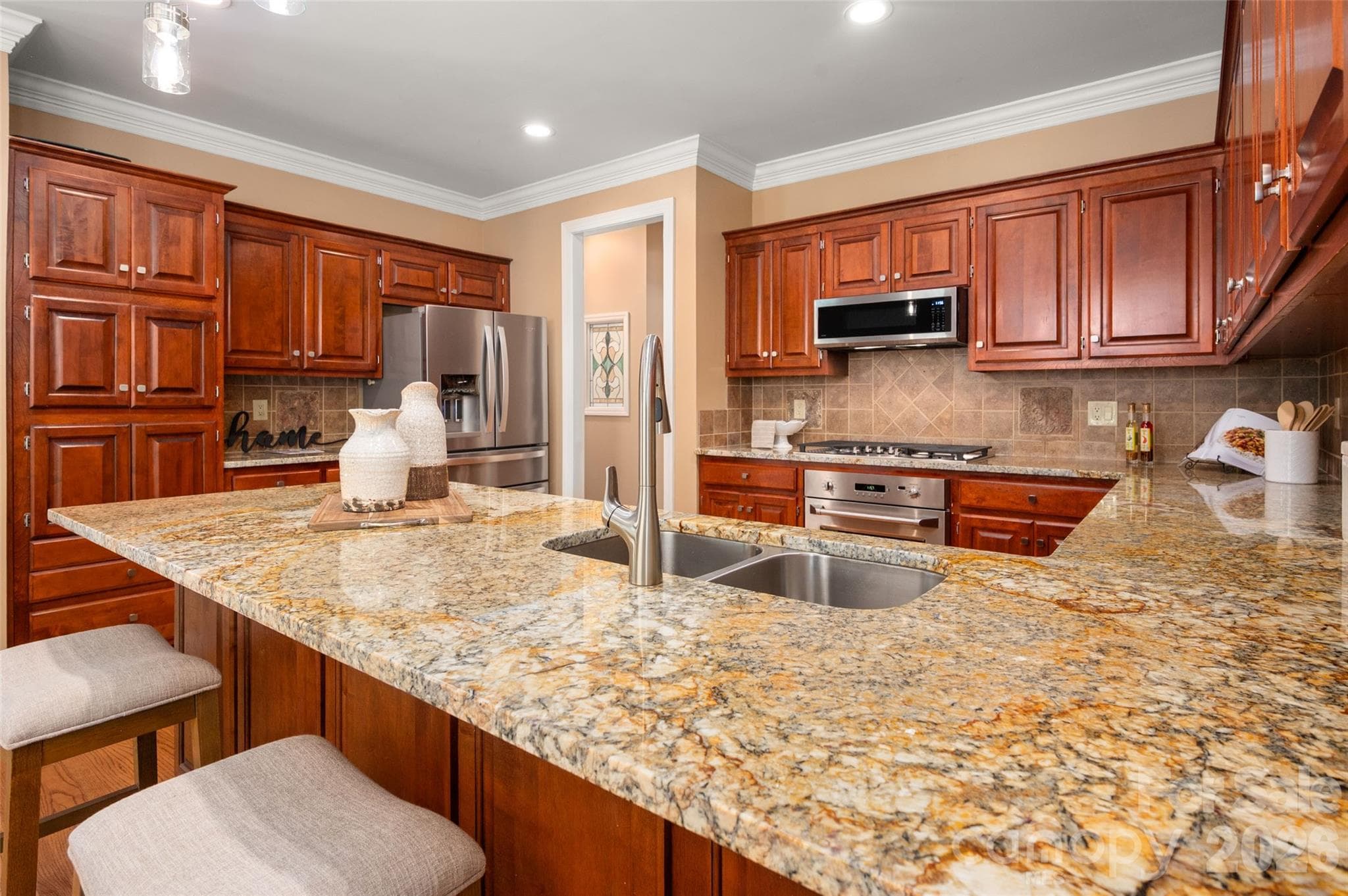 New Granite countertops. - 12818 Darby Chase Drive, Charlotte