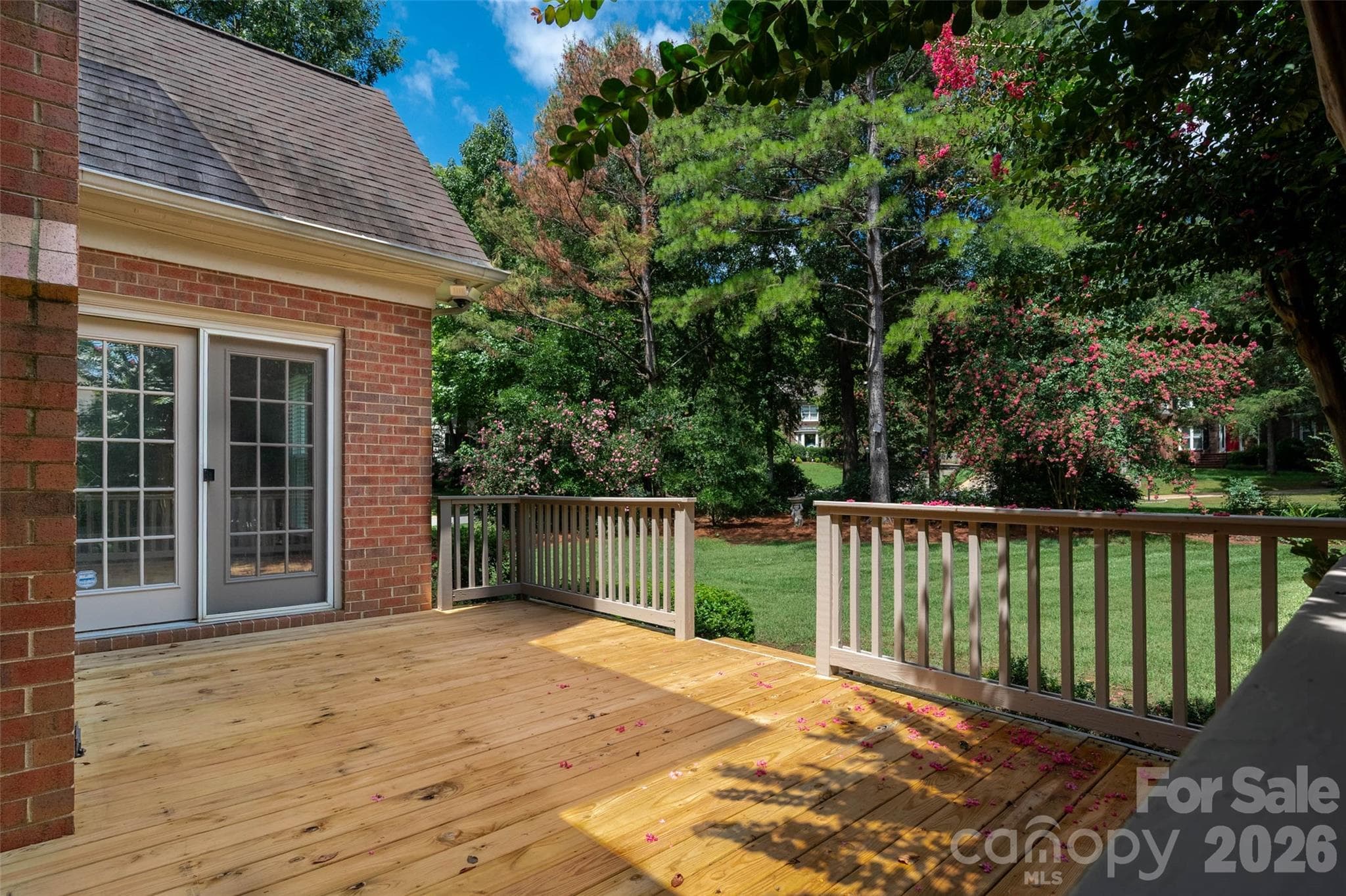 New decking boards - 12818 Darby Chase Drive, Charlotte