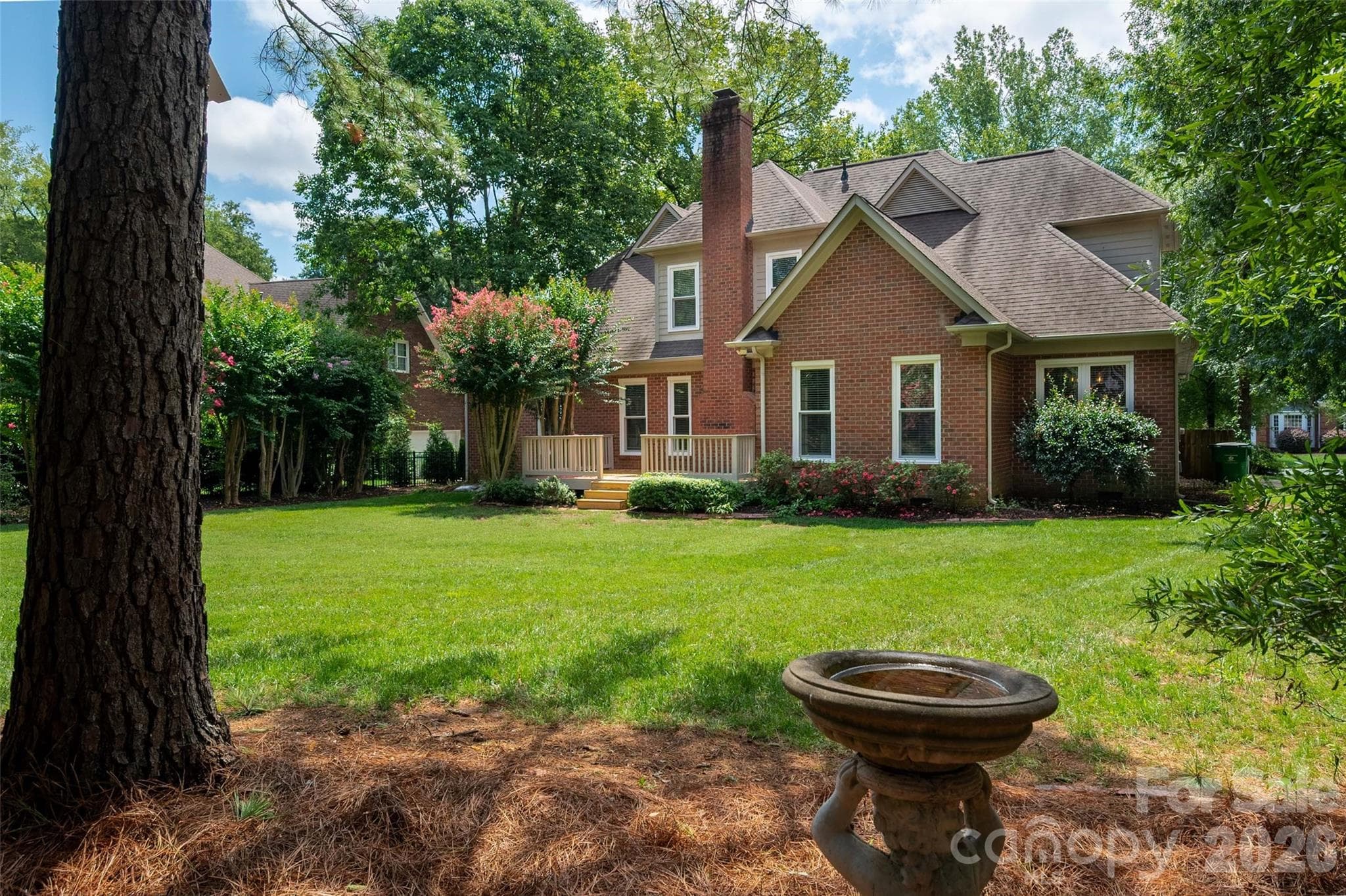 This gorgeous level back yard offers so many possibilities - 12818 Darby Chase Drive, Charlotte