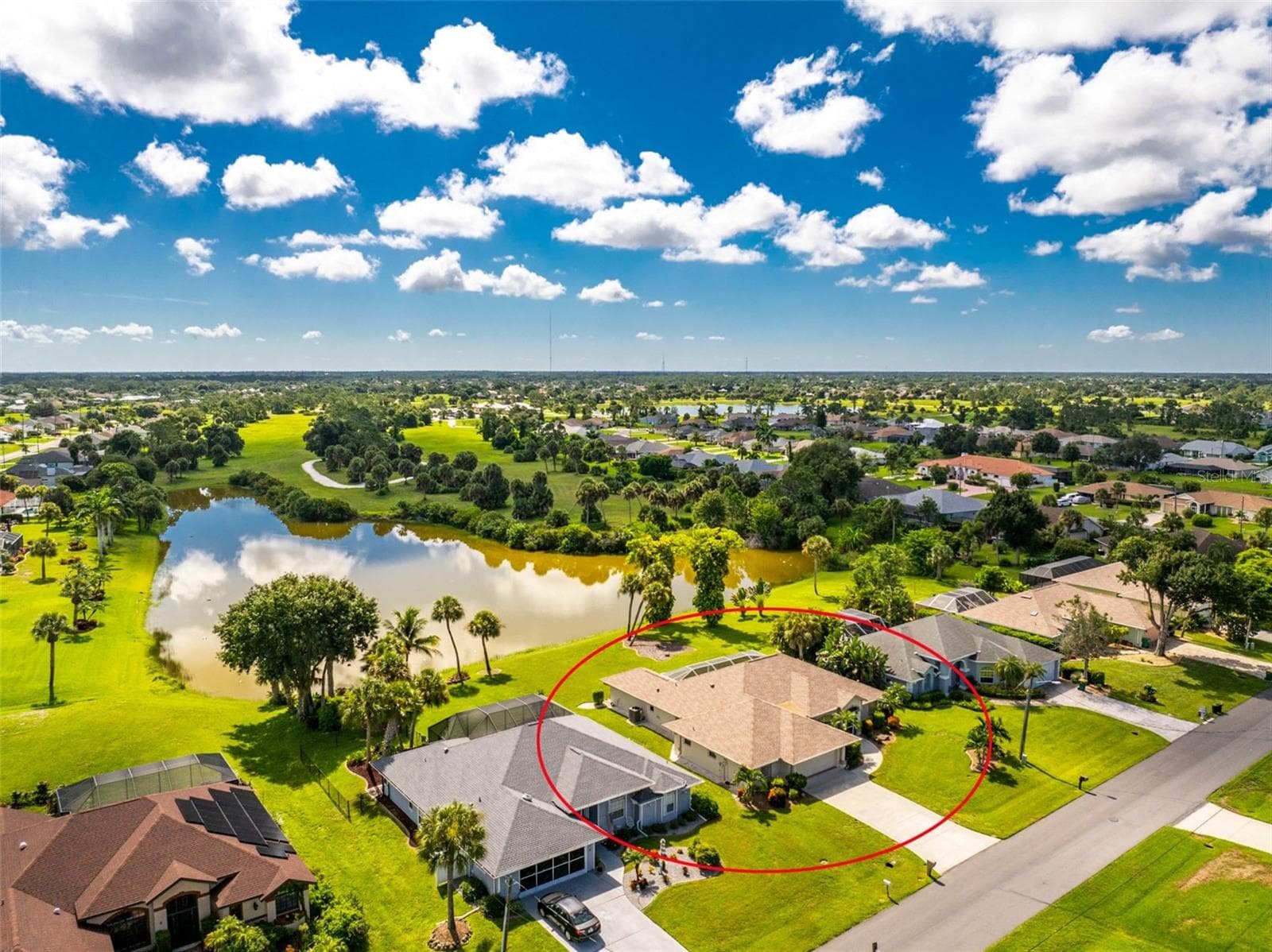 Aerial View - 8 SPORTSMAN RD, ROTONDA WEST