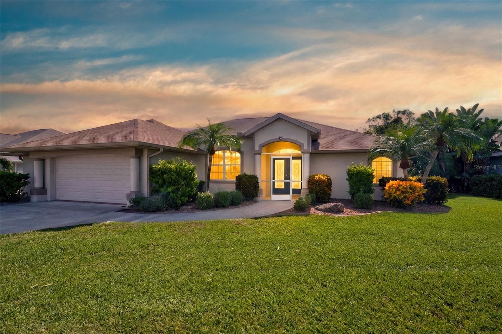Evening Exterior View - 8 SPORTSMAN RD, ROTONDA WEST