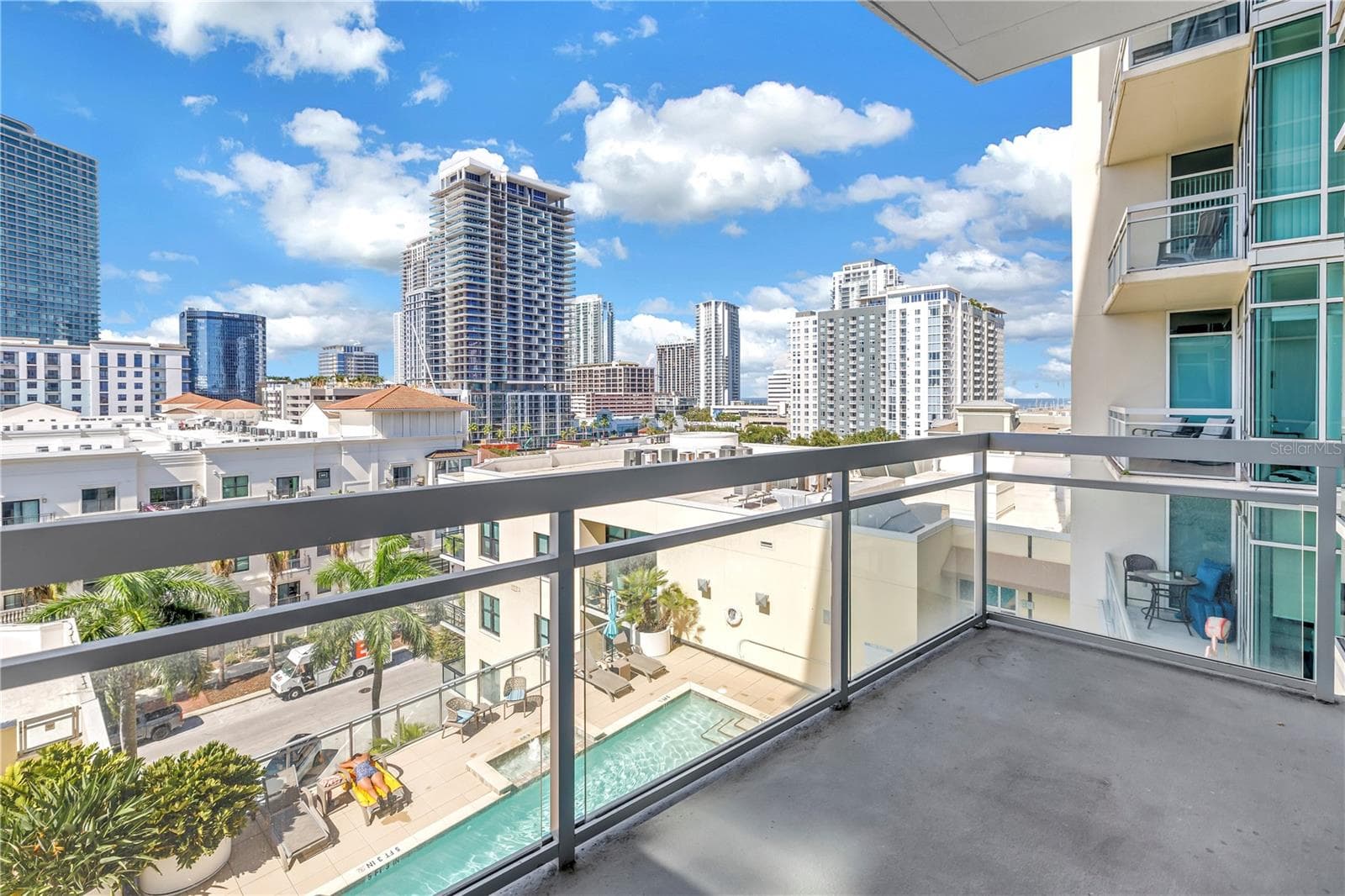 views from balcony - 400 4TH AVE S #701, ST PETERSBURG