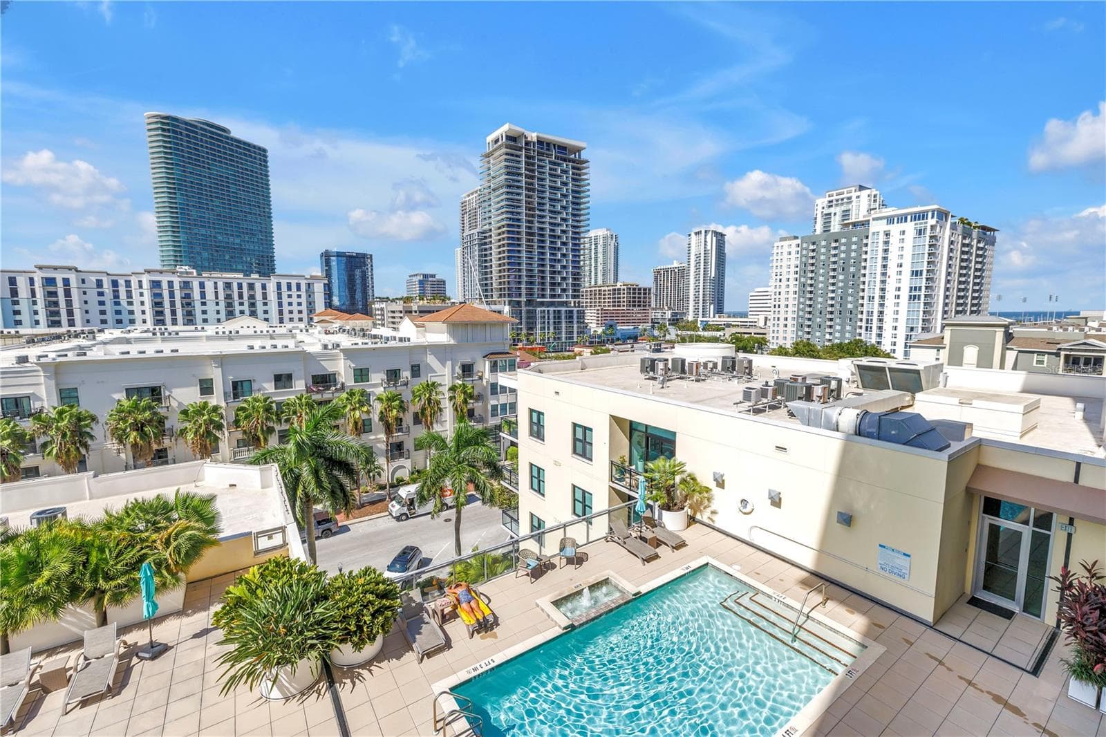 views from balcony - 400 4TH AVE S #701, ST PETERSBURG