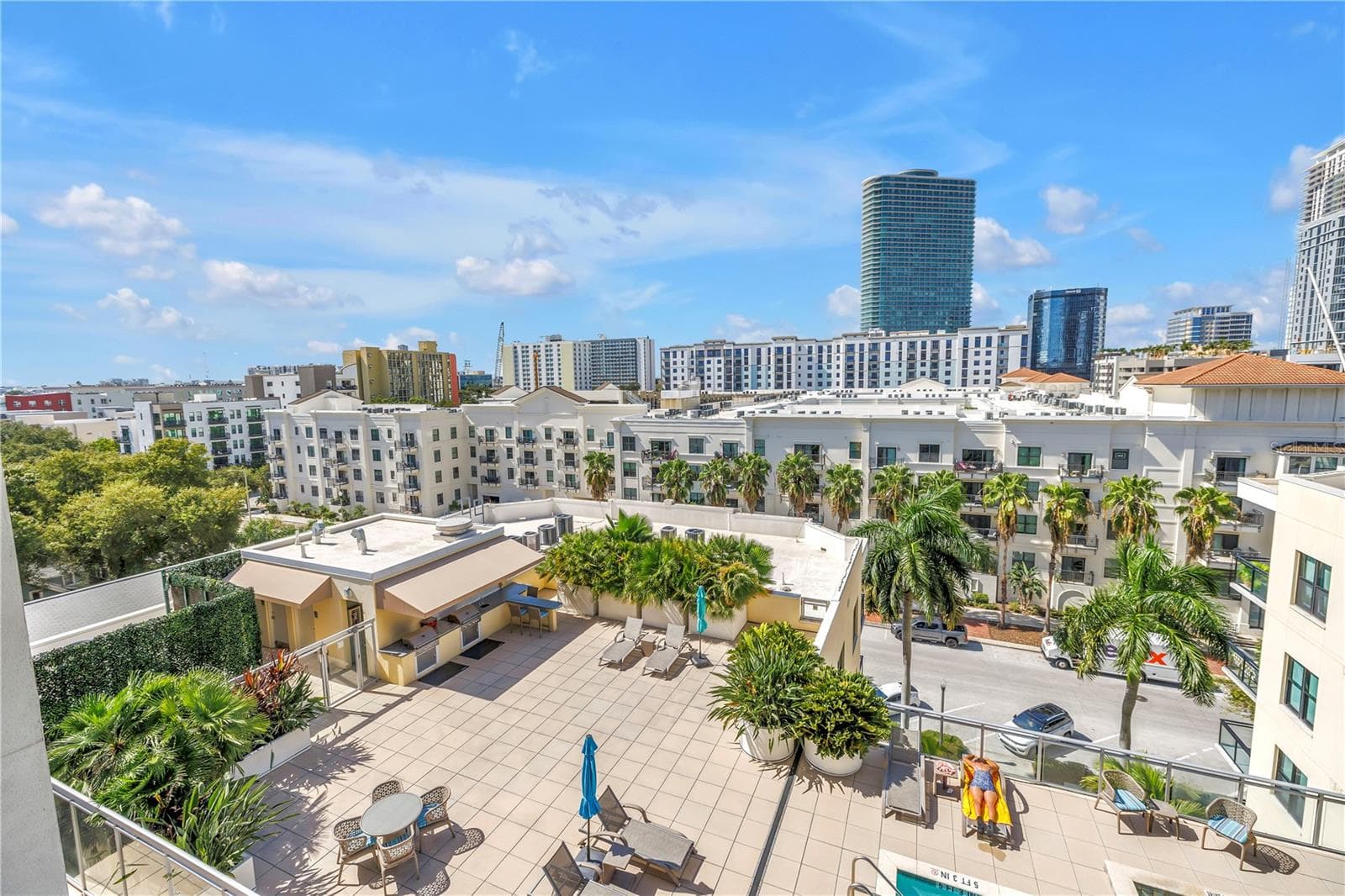 views from balcony - 400 4TH AVE S #701, ST PETERSBURG