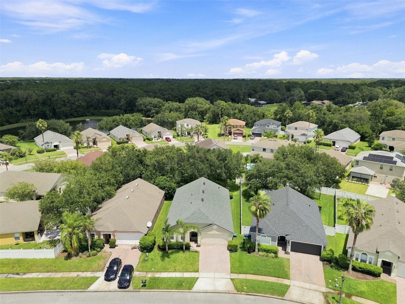 Ariel View of Home - 1151 BEECH GROVE WAY, ORLANDO