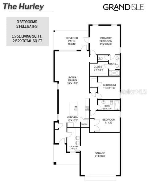 Single Family Residence at 3780 WATERCLIFF CIR, GRAND ISLAND, photo 20 of 20