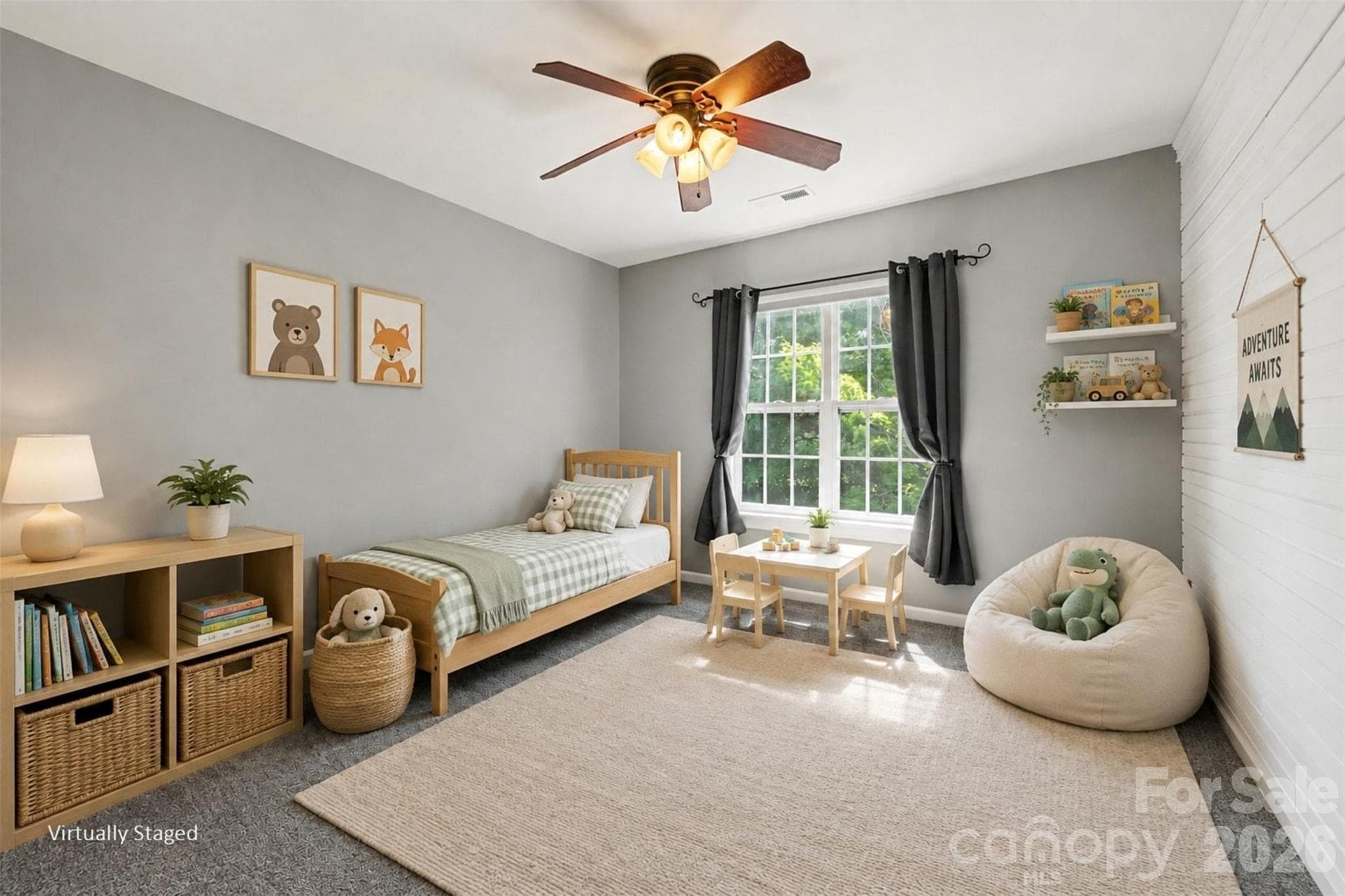 Bedroom 4 - Virtually Staged - 10139 Alvarado Way, Charlotte