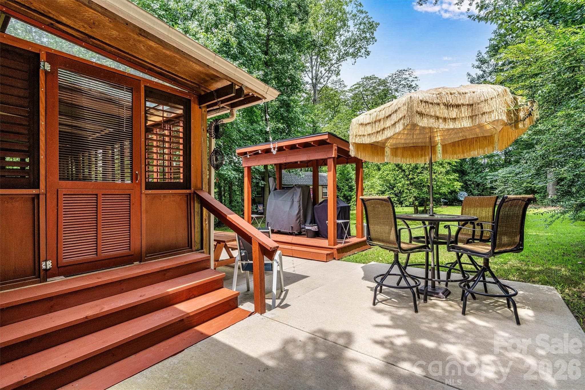 Backyard patio - 7697 Katherine Drive, Denver
