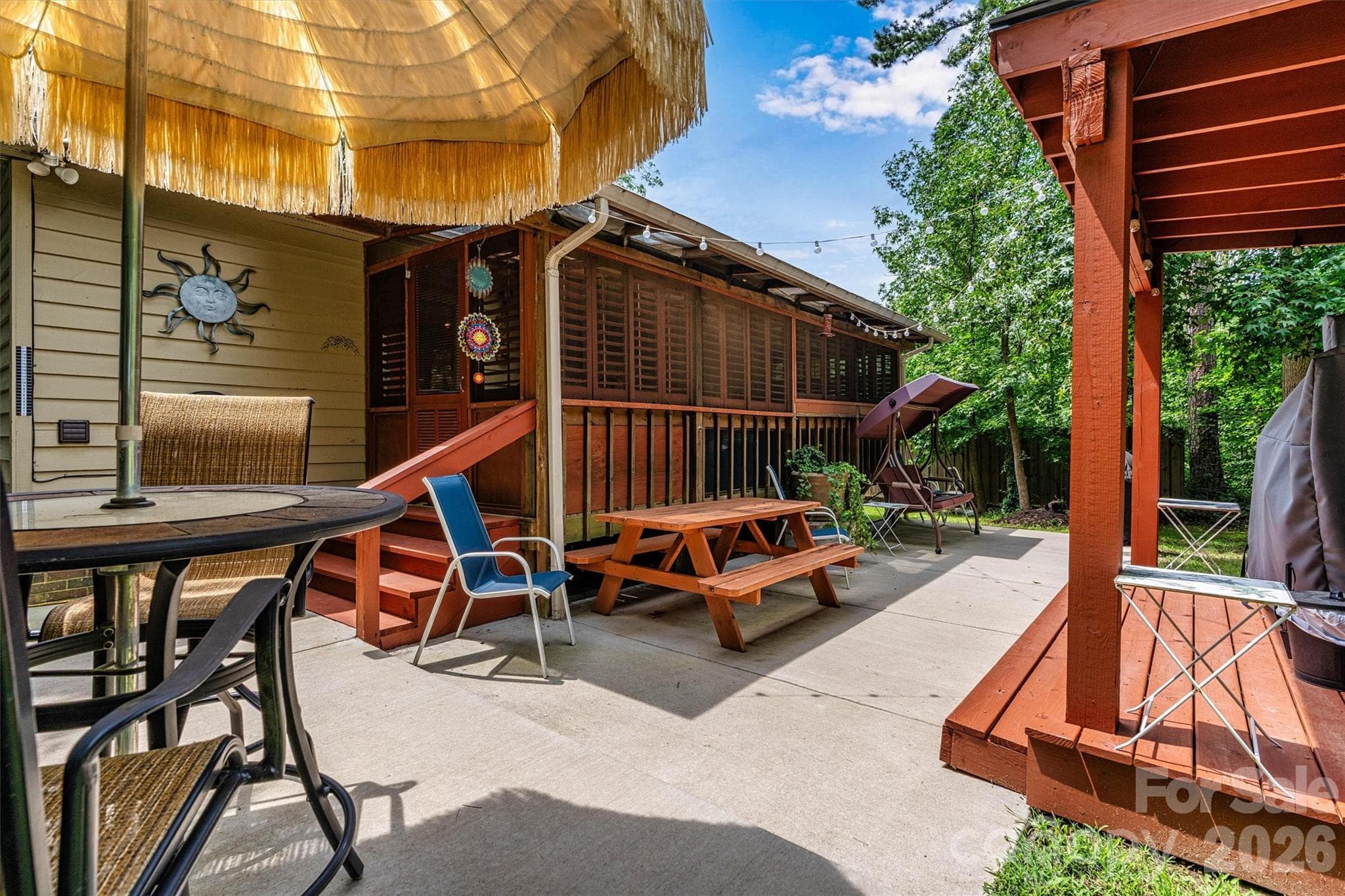 Backyard patio - 7697 Katherine Drive, Denver
