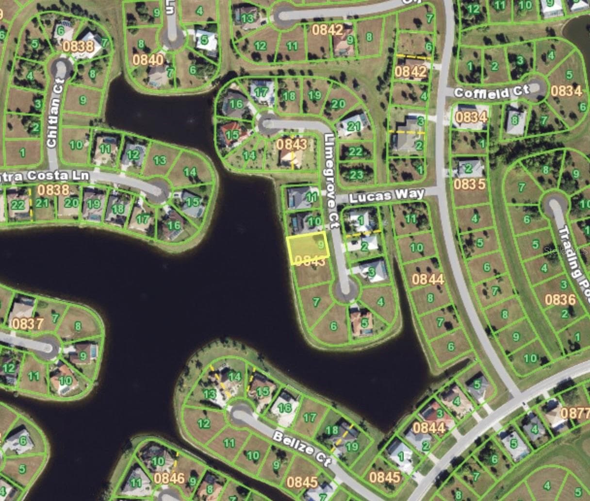 Land at 16181 LIMEGROVE CT, PUNTA GORDA, photo 2 of 11