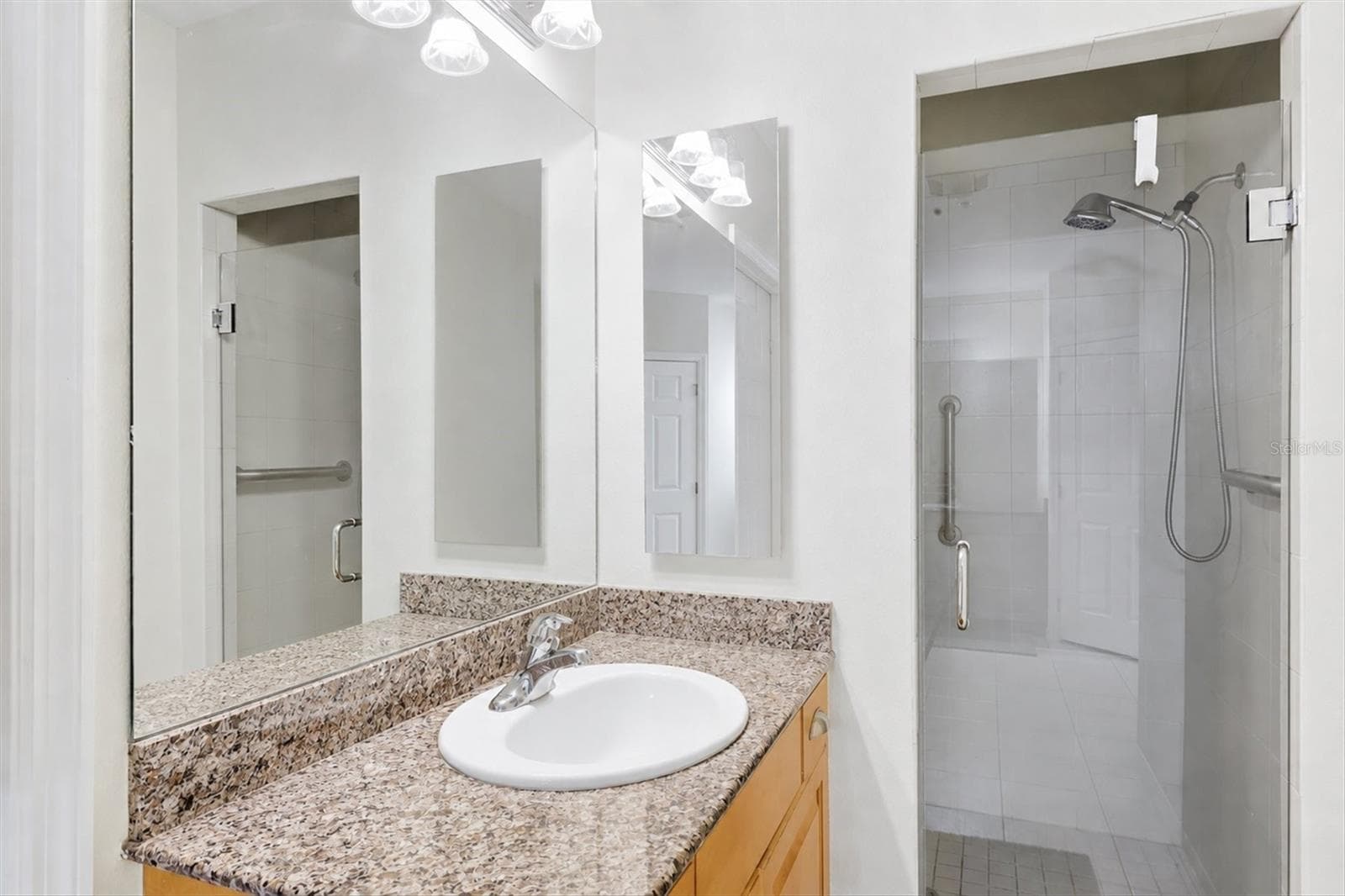 Primary Bathroom Shower Stall - 3971 SQUARE EAST LN #8, SARASOTA