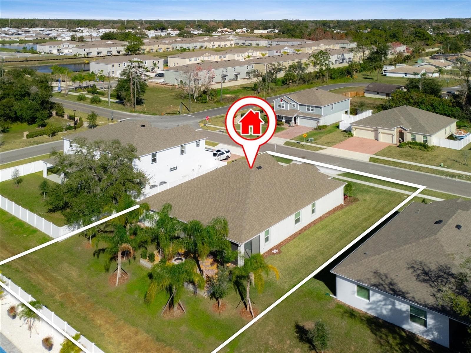 Aerial View - 2214 ELEGANT MANOR CIR, EDGEWATER