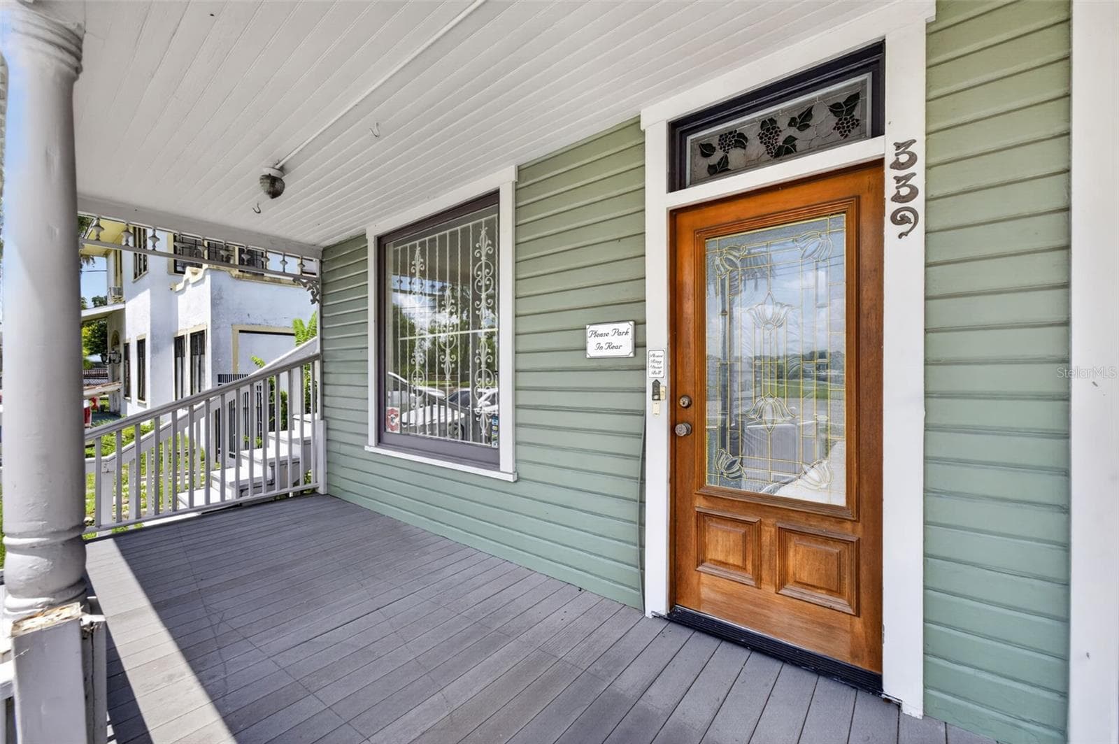 Covered Porch - 339 S RIDGEWOOD AVE, DAYTONA BEACH