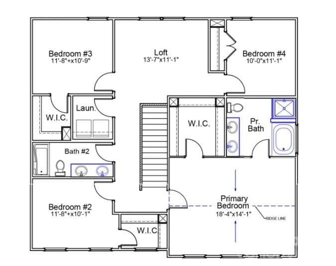 Second Floor - 4021 Juno Drive, Charlotte