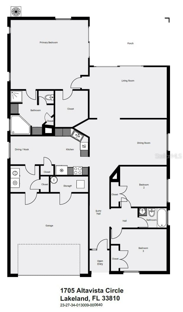 Floor Plan - 1705 ALTAVISTA CIR, LAKELAND