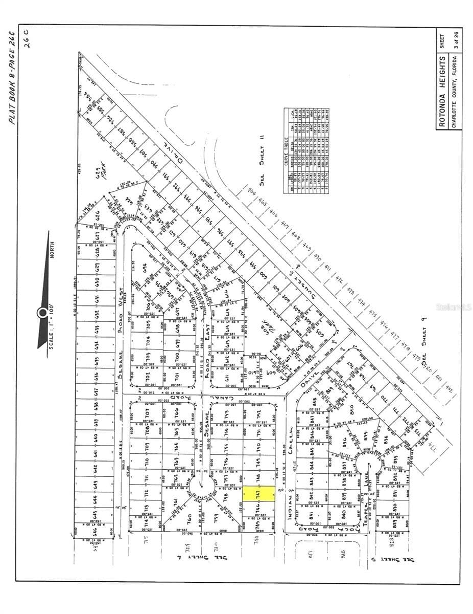 Plat Map - 275 INDIAN CREEK DR, ROTONDA WEST