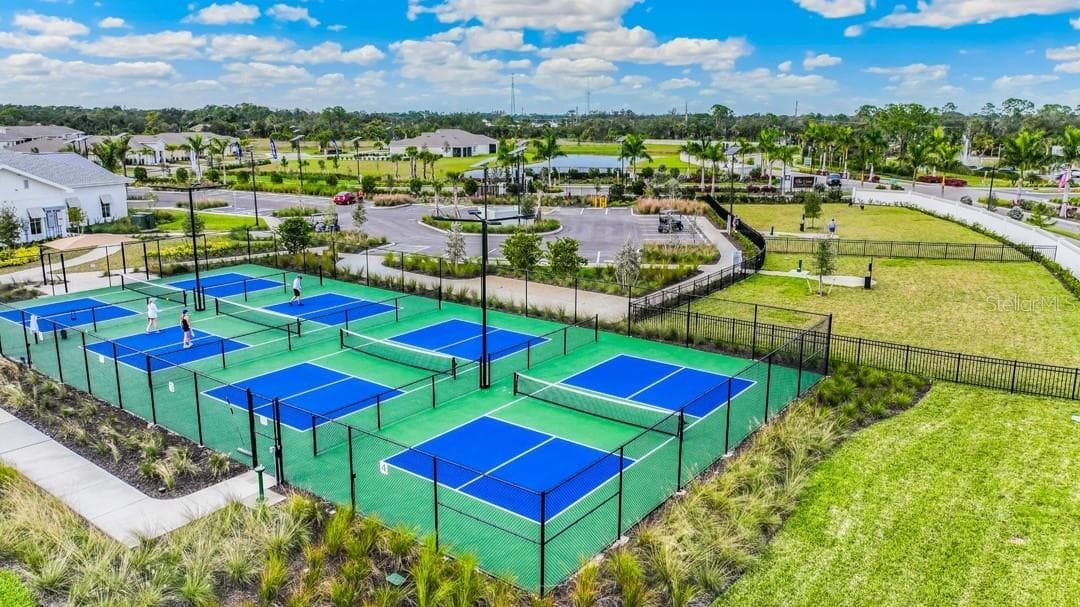 Aerial of the courts - 16288 BRIDLE RIDGE ST, PORT CHARLOTTE