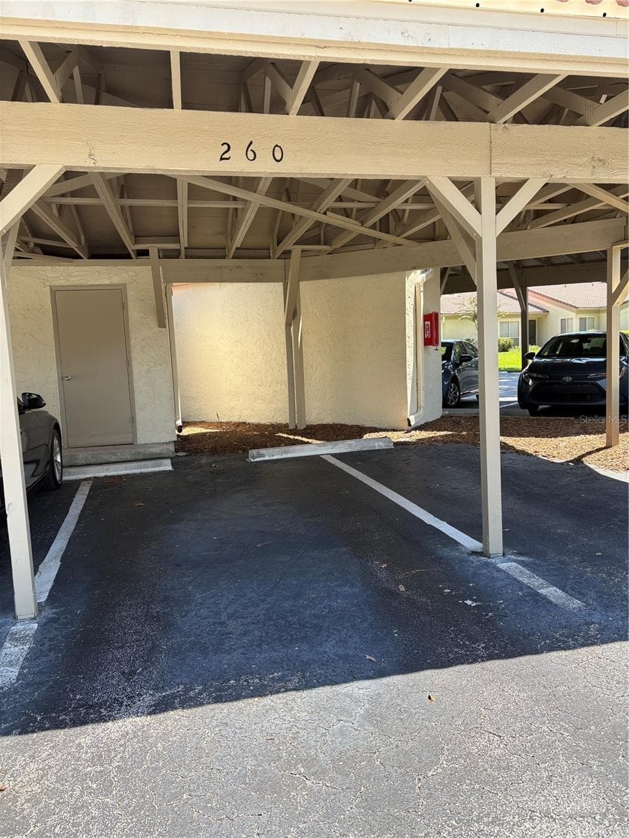 Deeded One Car Carport with Storage Area - 260 W SABAL PALM PL, LONGWOOD