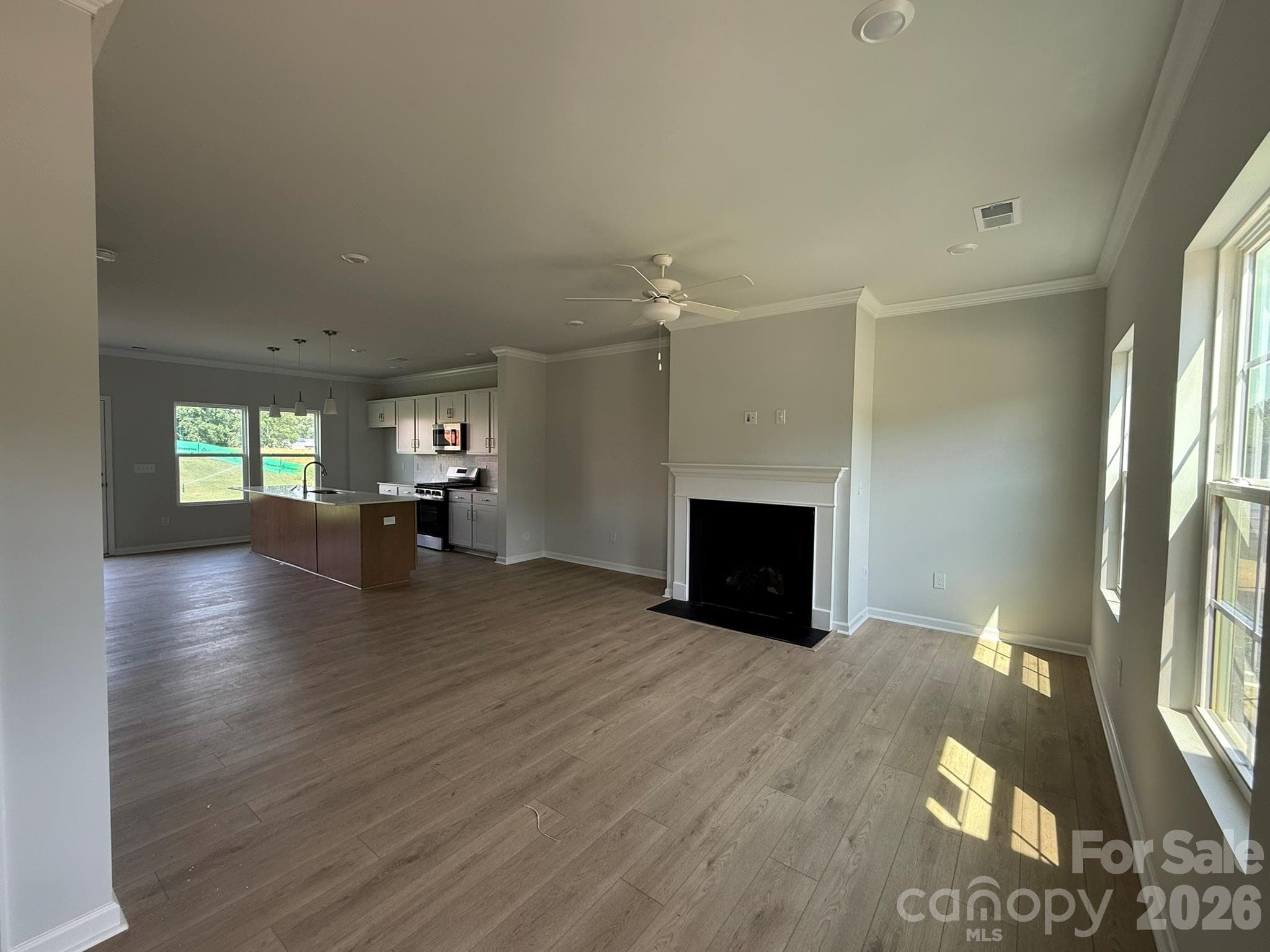 Spacious Family Room as you enter the home - Charlotte