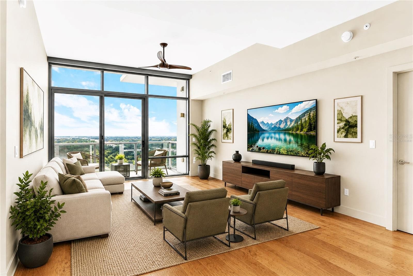 Virtually staged - 260 S OSCEOLA AVE #1602, ORLANDO