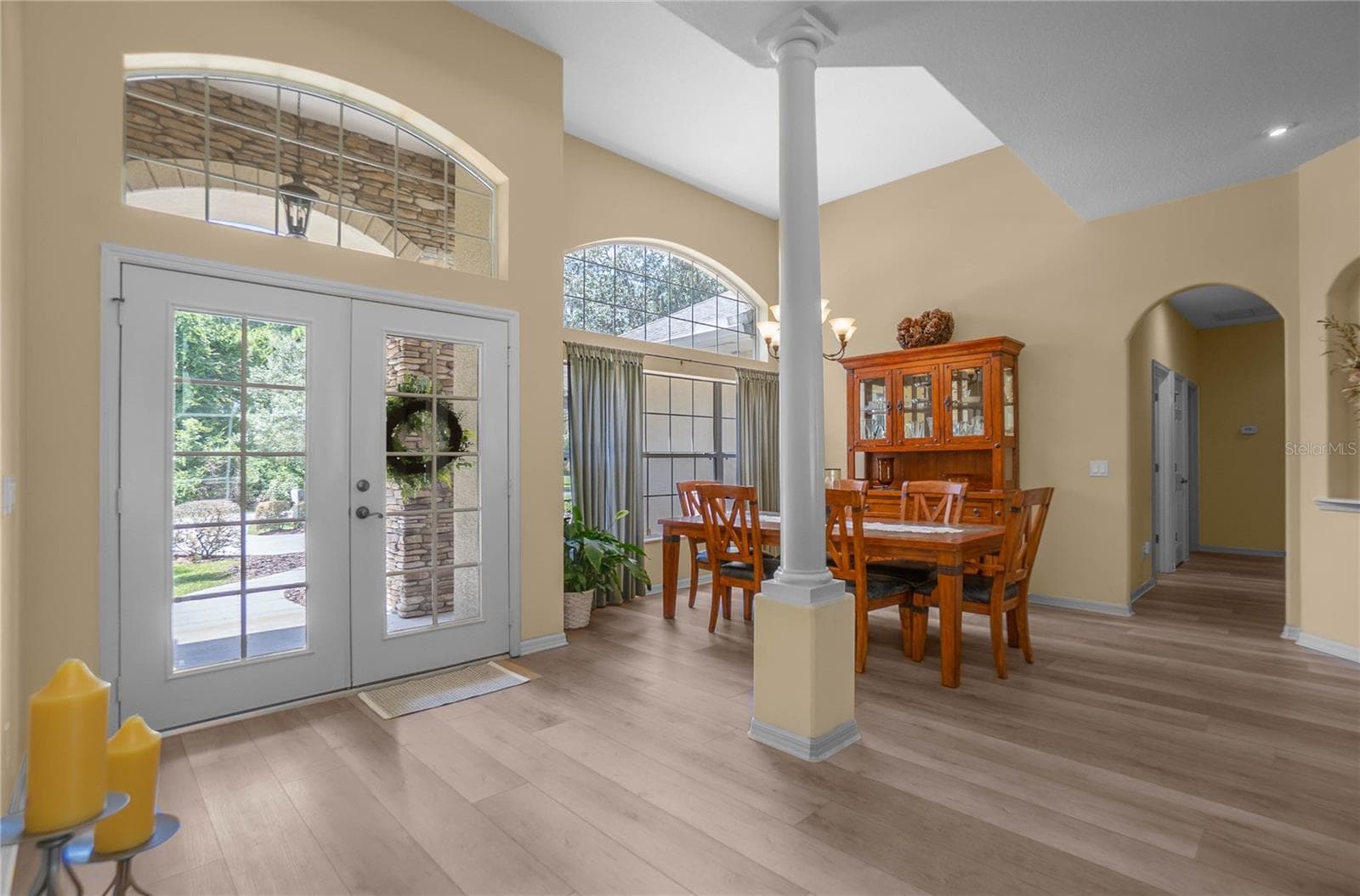 Front Double French Door Entry - 9807 E LAKE TAHOE DR, INVERNESS