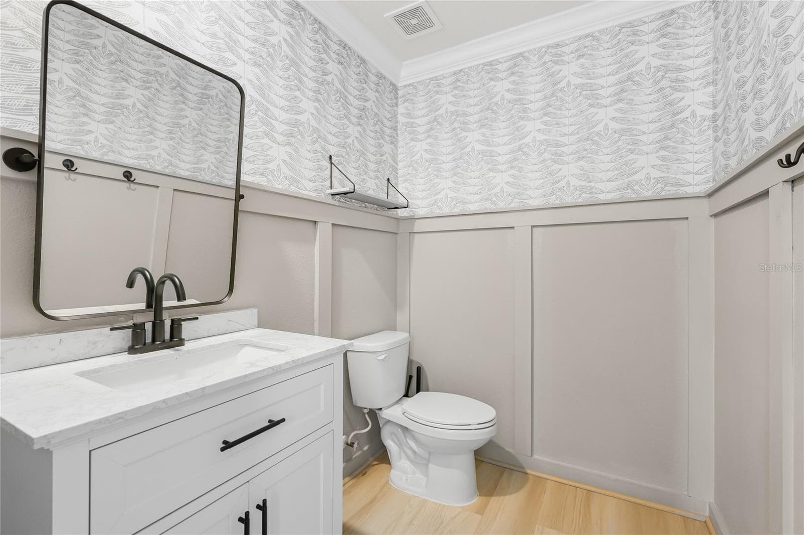half bath downstairs off living/dining room - 12272 HIGH ROCK WAY, PARRISH