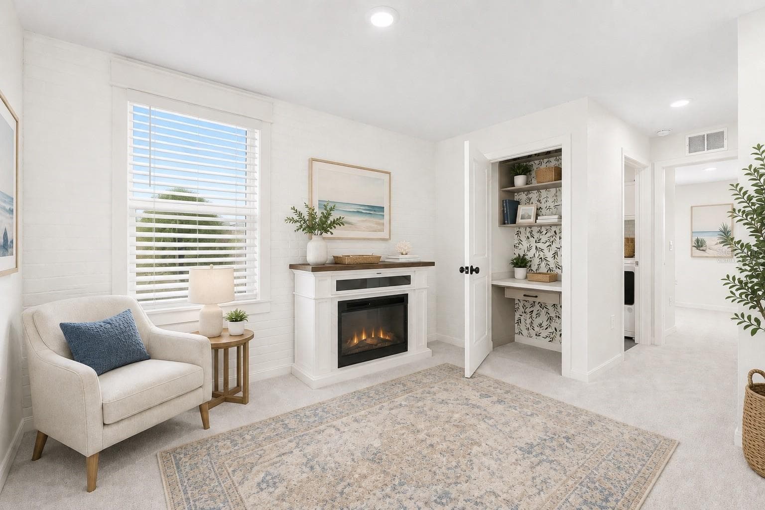 virtually staged. den at the top of the stairs - 12272 HIGH ROCK WAY, PARRISH