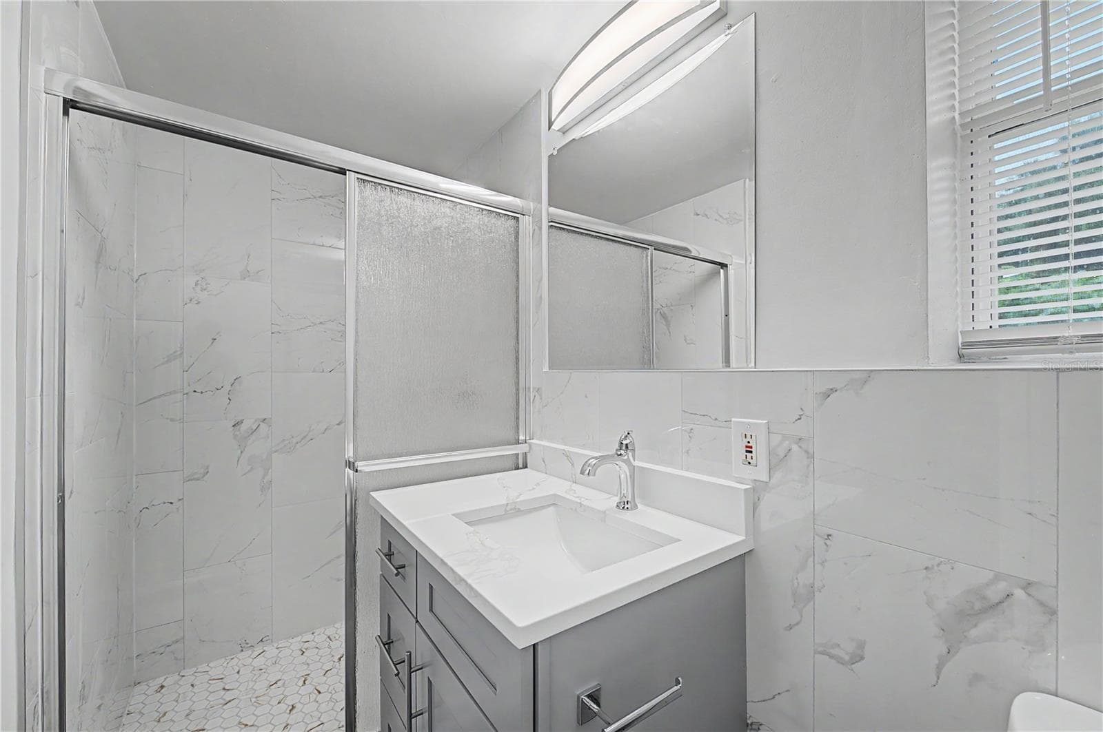 Primary Bathroom, completed updated - 810 E 120TH AVE, TAMPA