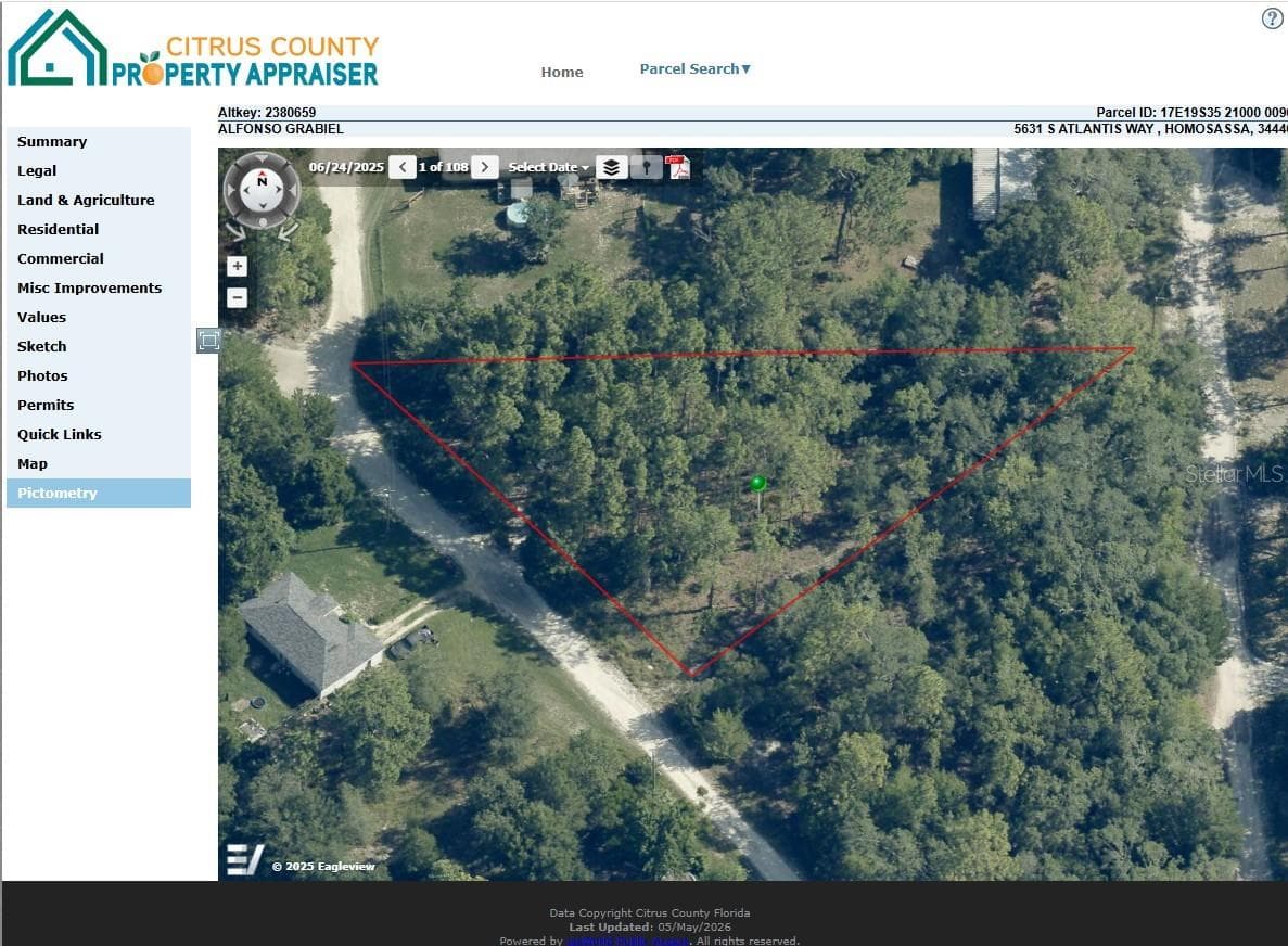 Land at 5631 S ATLANTIS WAY, HOMOSASSA, photo 3 of 6