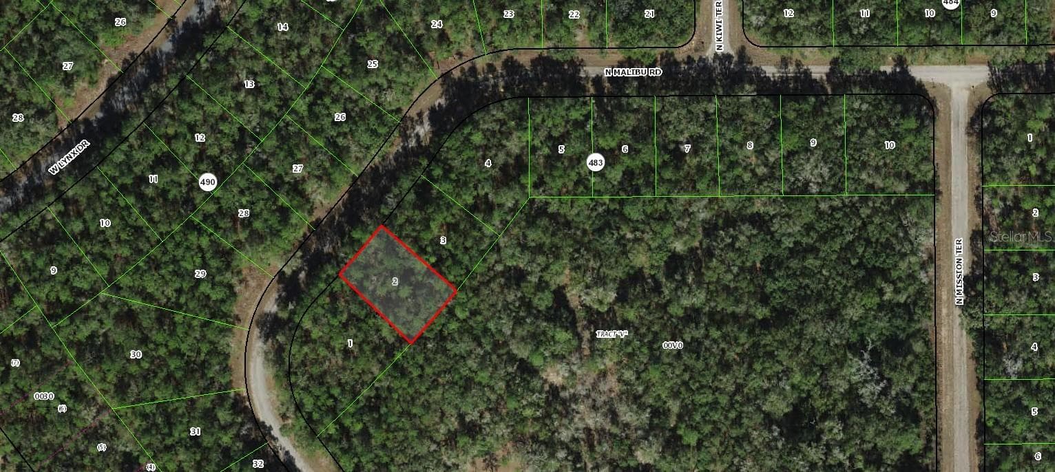 Land at 8747 N MALIBU RD, CITRUS SPRINGS, photo 3 of 6