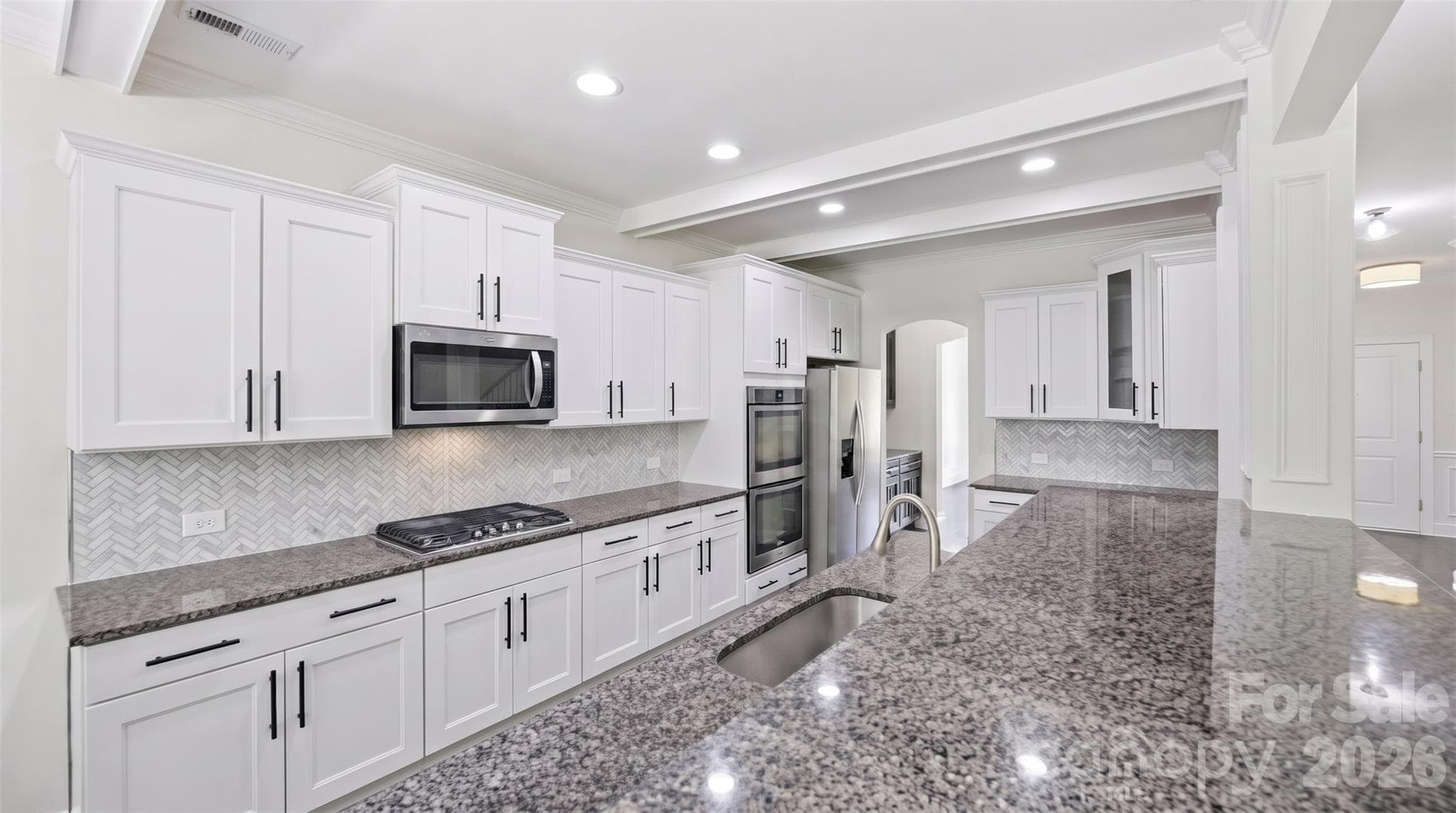 Cabinets are virtually painted white and abundant storage. - 423 Fischer Road, Fort Mill