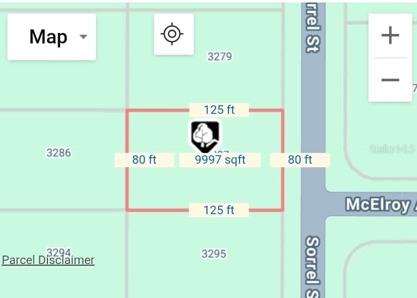 Land at 3287 SORREL ST, PORT CHARLOTTE, photo 3 of 5
