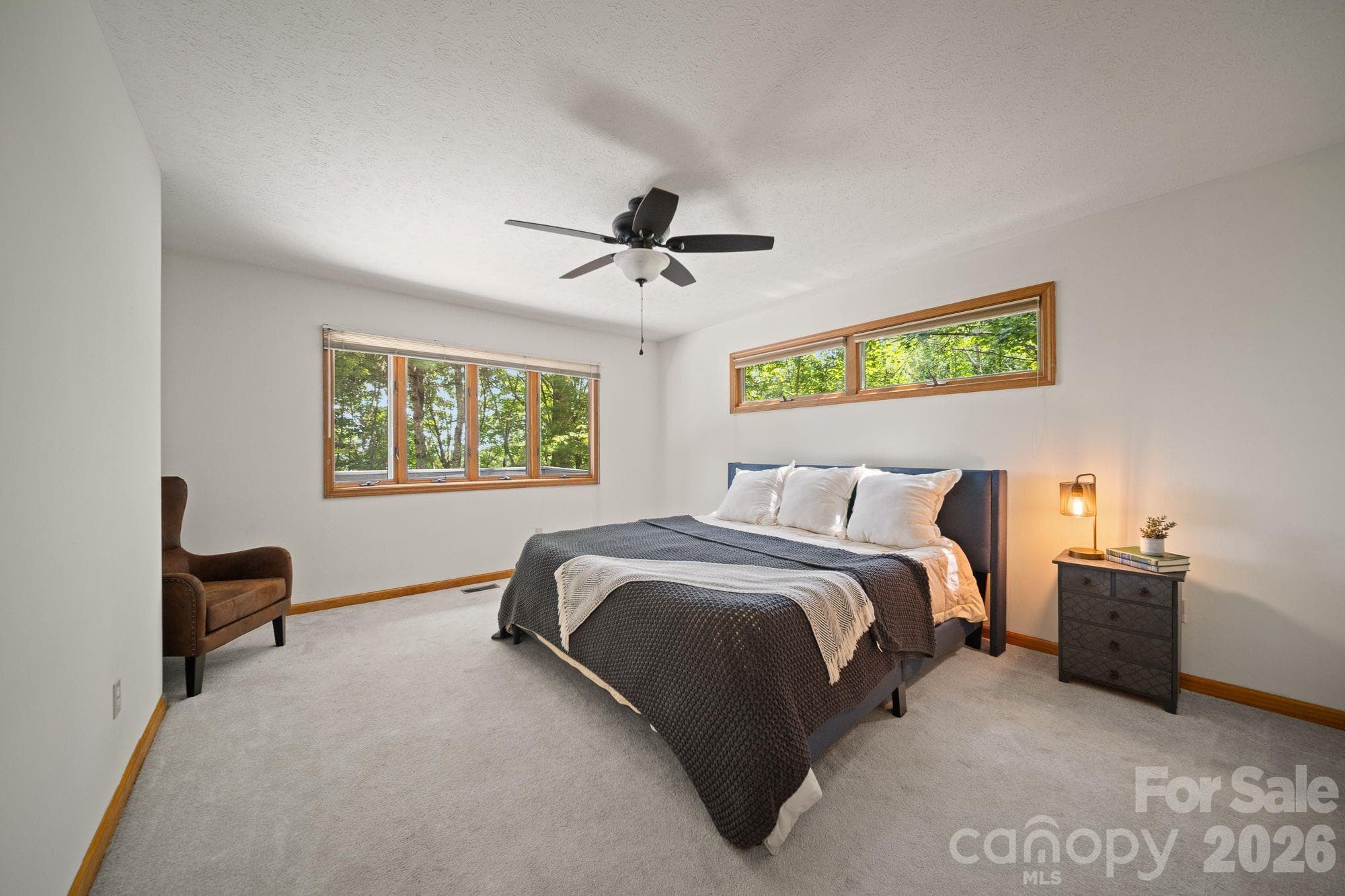 Main floor primary Bedroom - 1105 High Vista Drive, Mills River