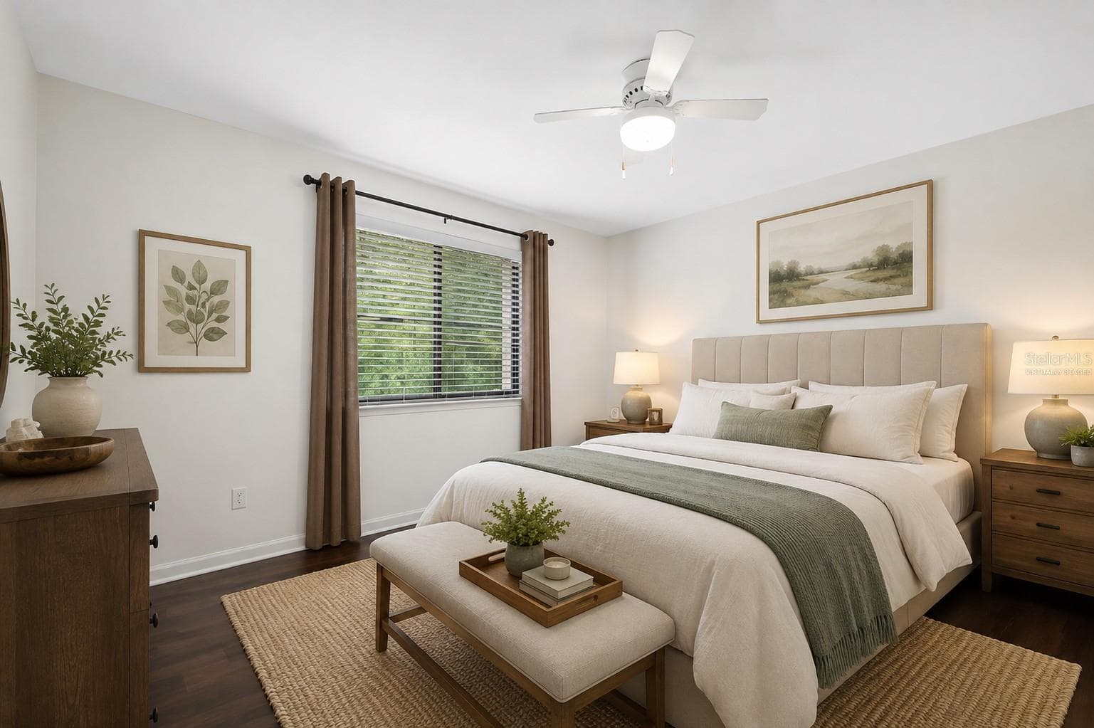 Virtually staged bedroom 4 - 1 CROOKED BRIDGE WAY, ORMOND BEACH