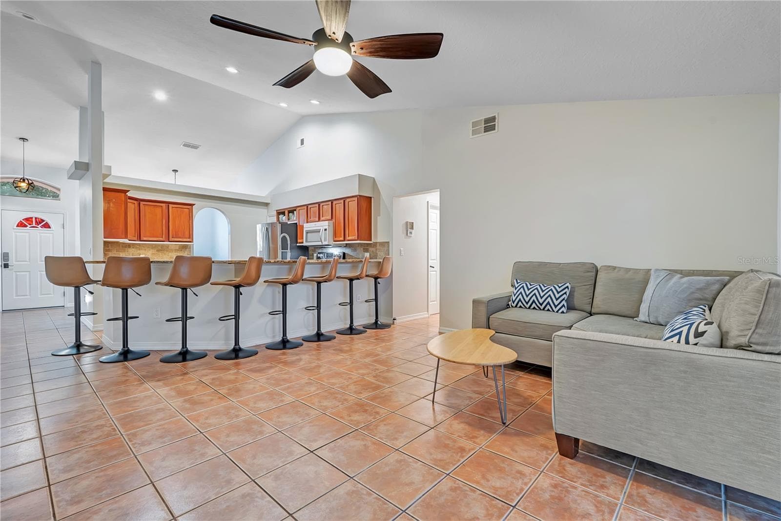 Family Room with view of Kitchen - 836 ELM FOREST DR, MINNEOLA