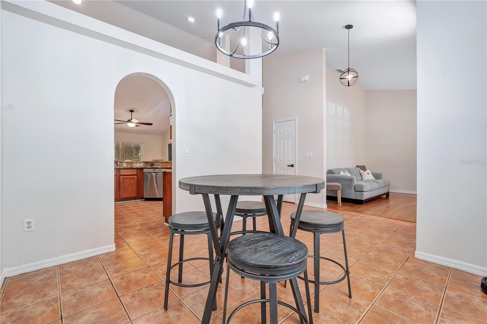 Dining Room with view of Kitchen and Living Room - 836 ELM FOREST DR, MINNEOLA