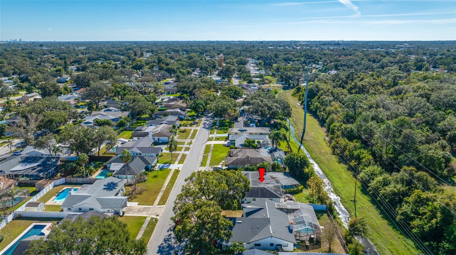1862 DEL ROBLES DRIVE, LARGO, Florida 33764 - Looking South - 1862 DEL ROBLES DR, CLEARWATER