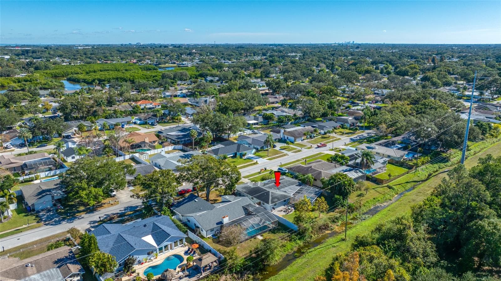 1862 DEL ROBLES DRIVE, LARGO, Florida 33764 - Looking South East - 1862 DEL ROBLES DR, CLEARWATER