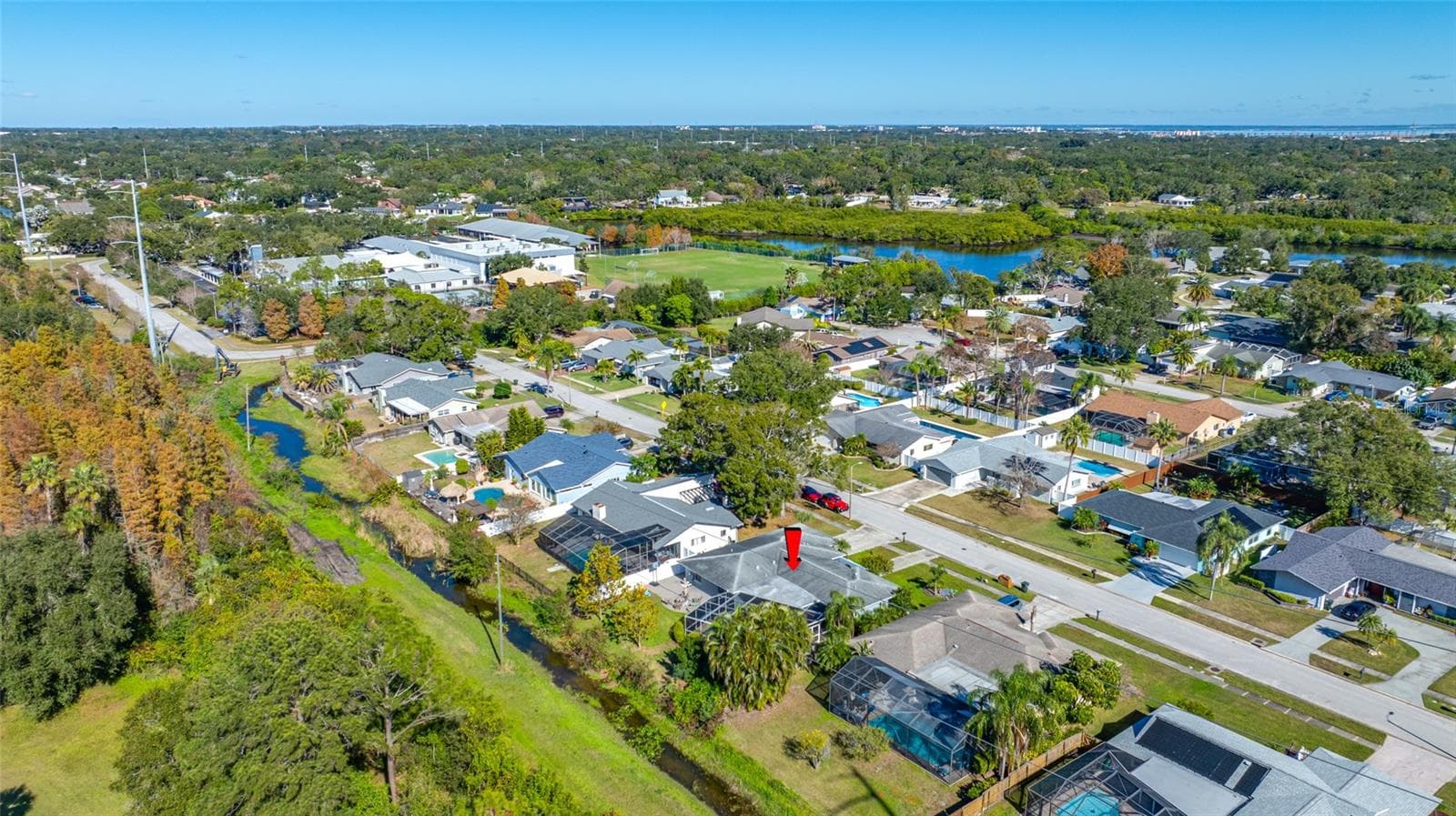 1862 DEL ROBLES DRIVE, LARGO, Florida 33764 - Looking South East - 1862 DEL ROBLES DR, CLEARWATER