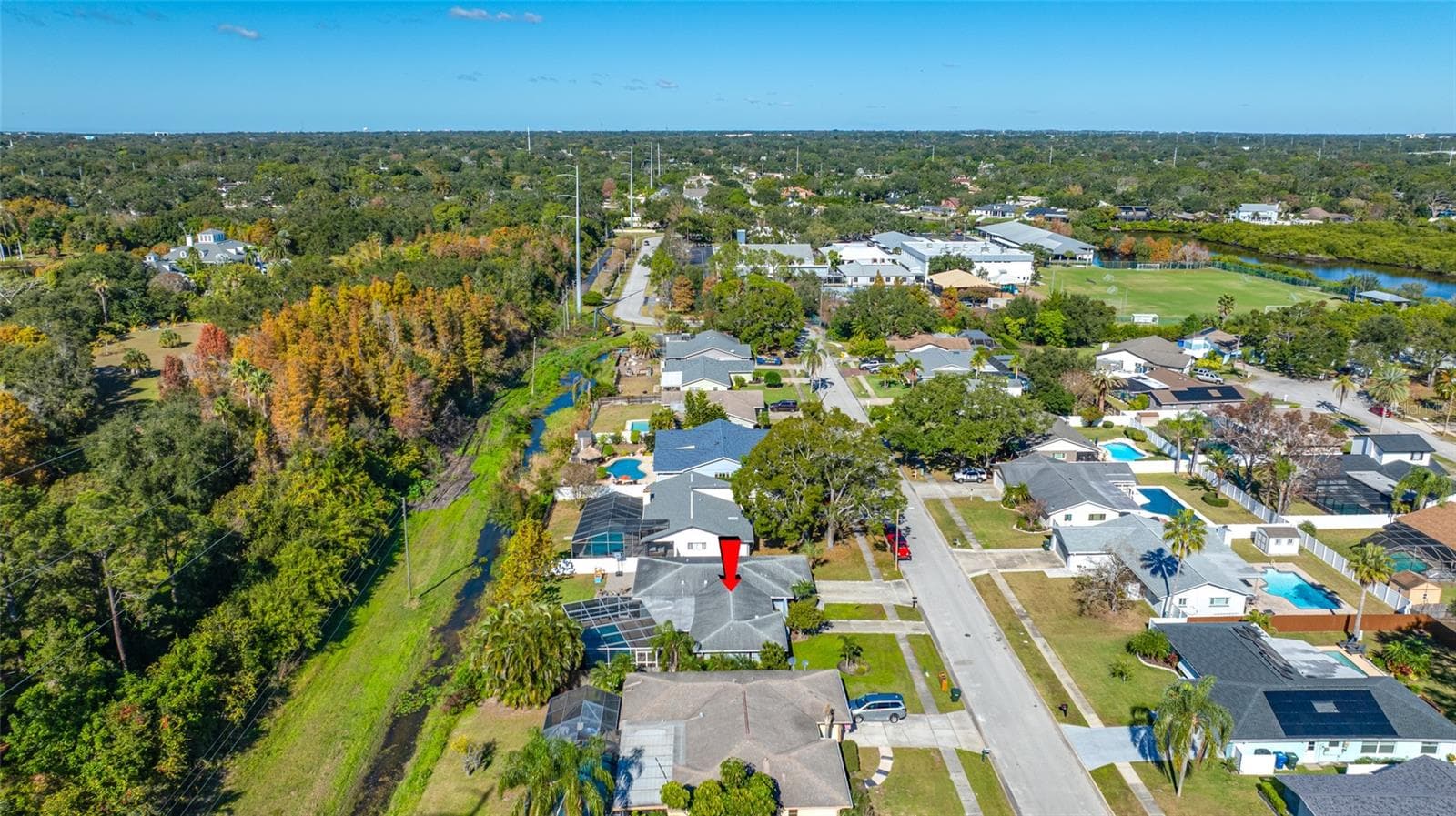 1862 DEL ROBLES DRIVE, LARGO, Florida 33764 - Looking North - 1862 DEL ROBLES DR, CLEARWATER