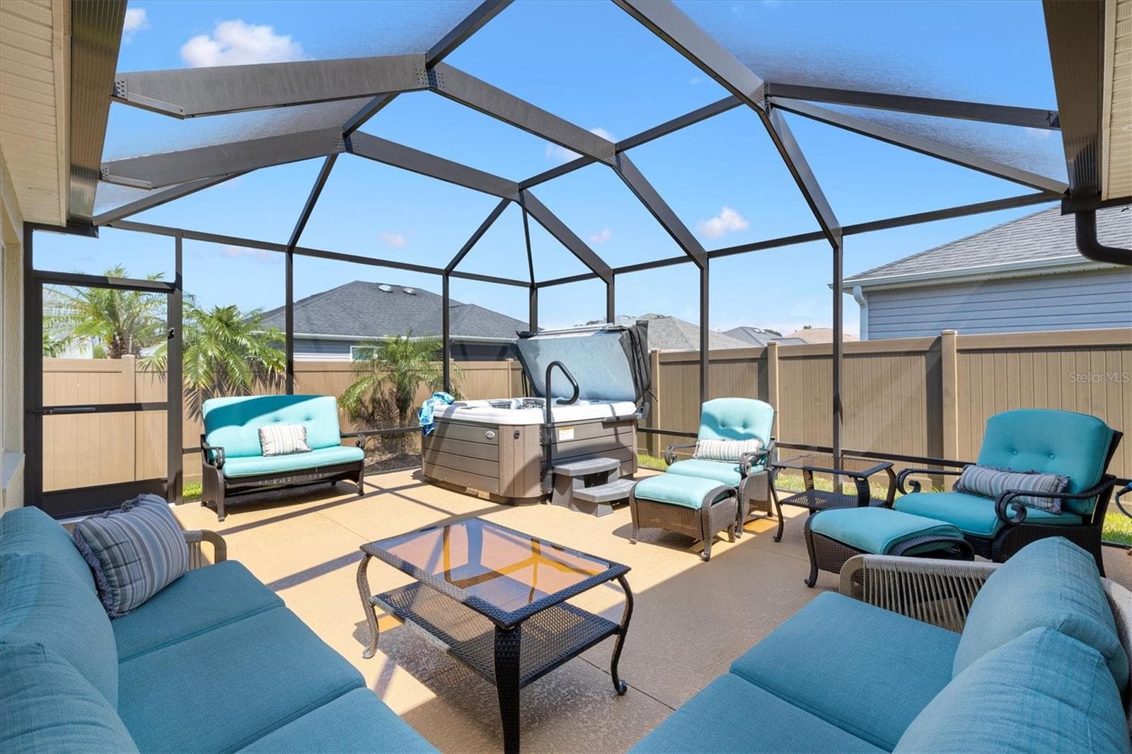 Added birdcage with 2020 Spa King hot tub - 5738 CARLEY LOOP, THE VILLAGES