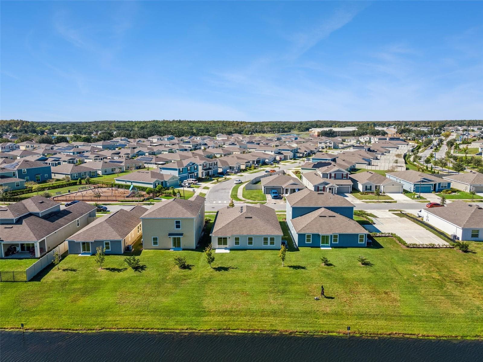 Aerial - Rear - 2009 MYRTLE PINE ST, KISSIMMEE