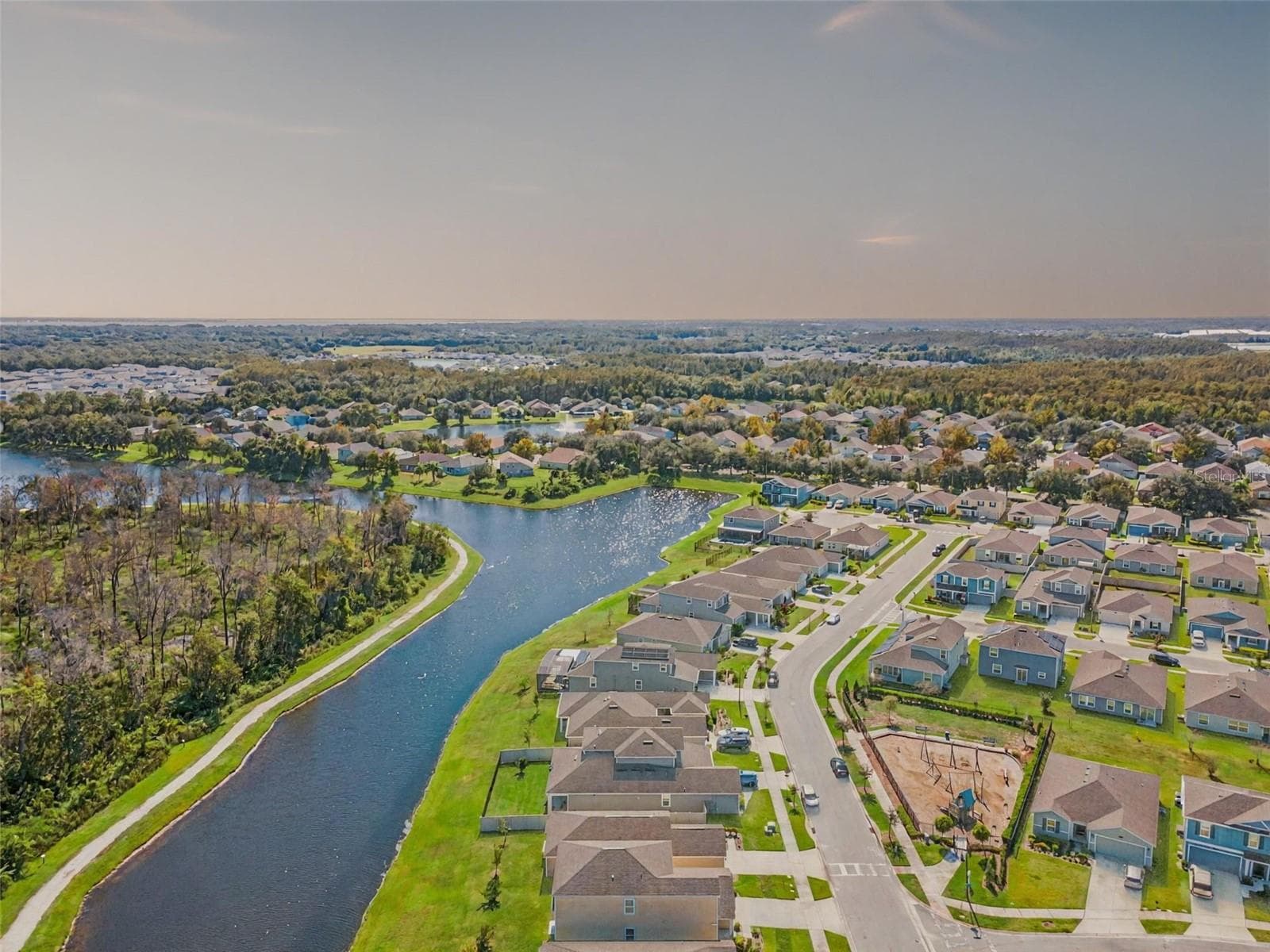 Aerial - Rear - 2009 MYRTLE PINE ST, KISSIMMEE