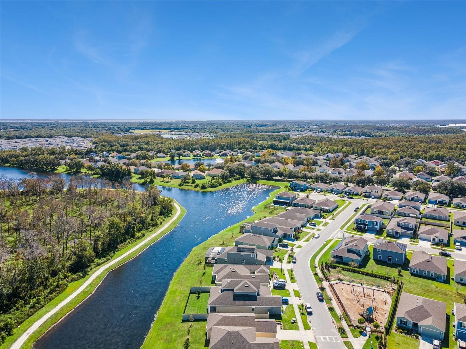 Aerial - Rear - 2009 MYRTLE PINE ST, KISSIMMEE