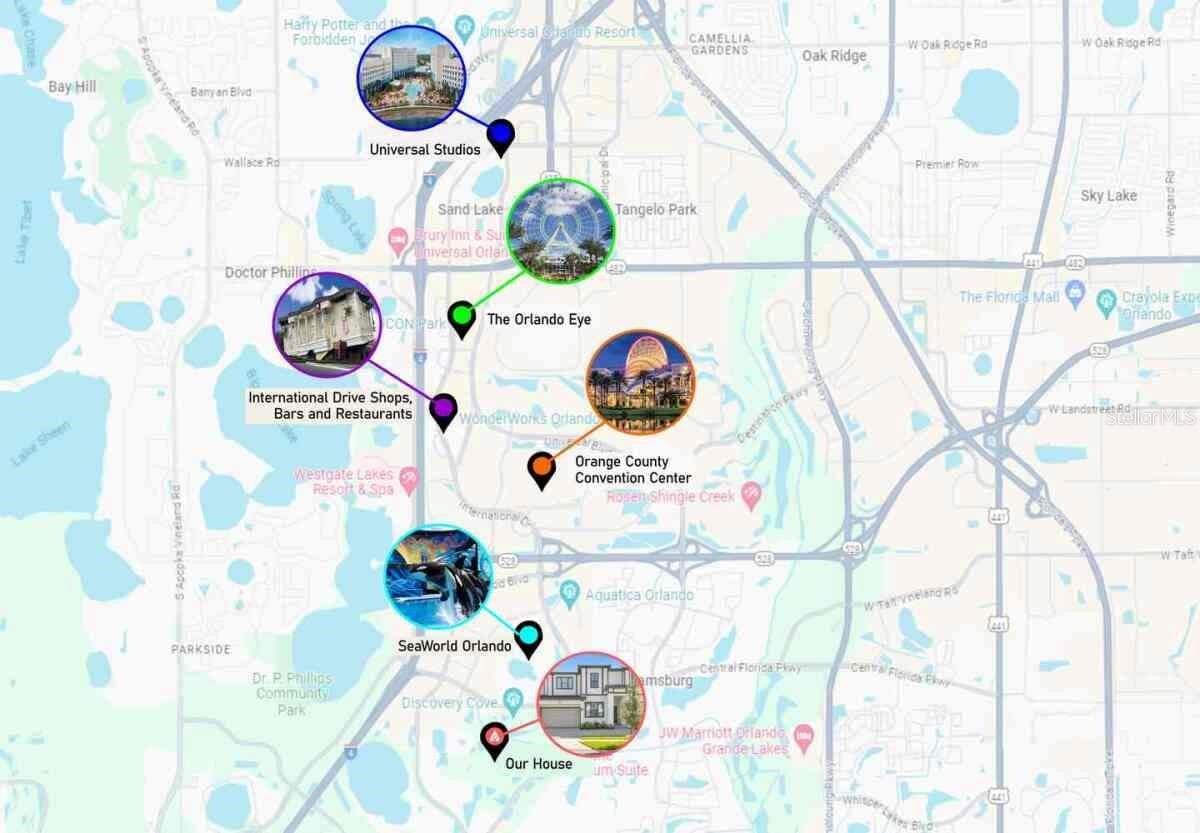 Location - 5830 HIGH SEAS DR, ORLANDO