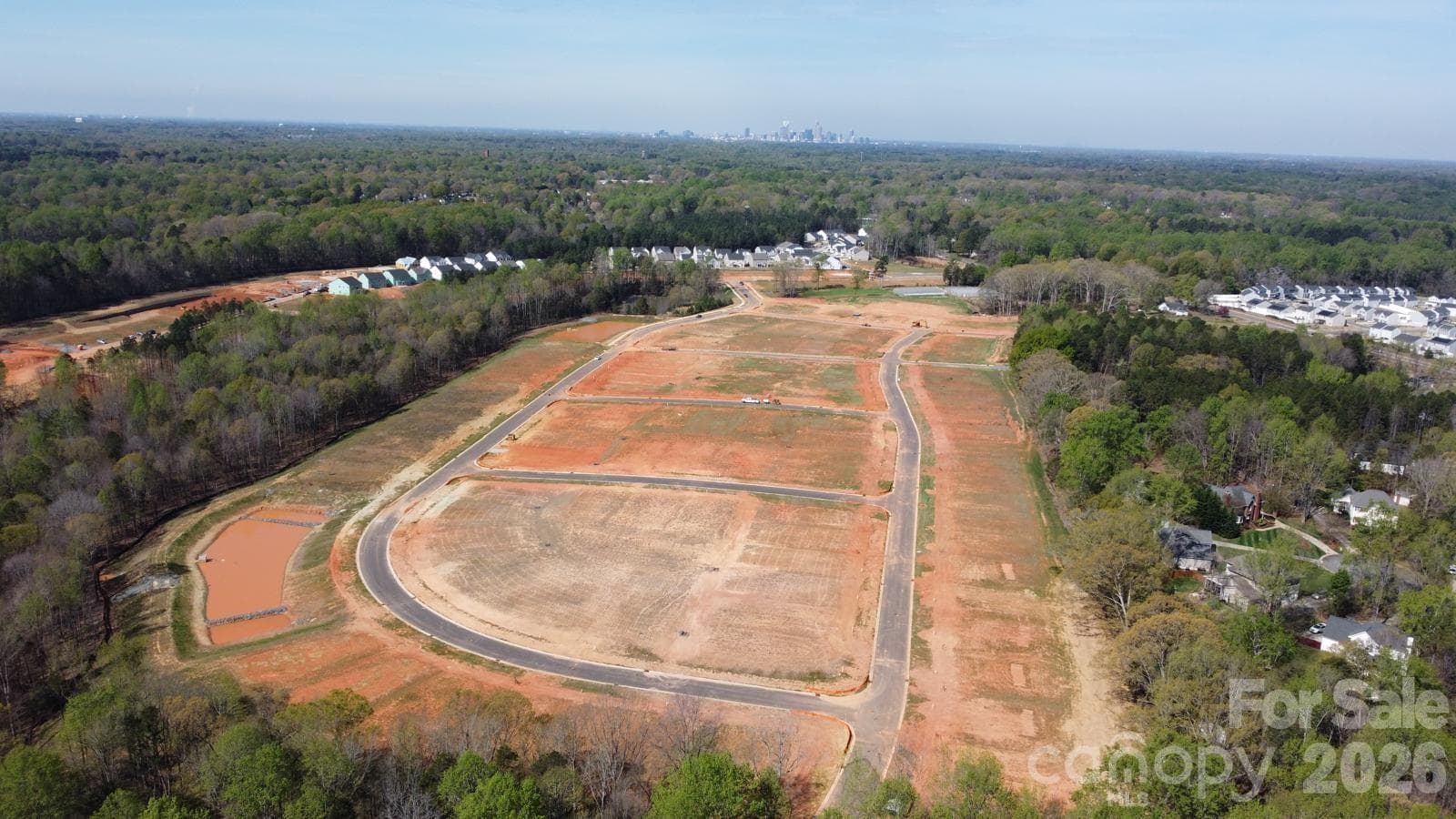 Aerial Of Community with Uptown in Horizon - 4025 Juno Drive, Charlotte