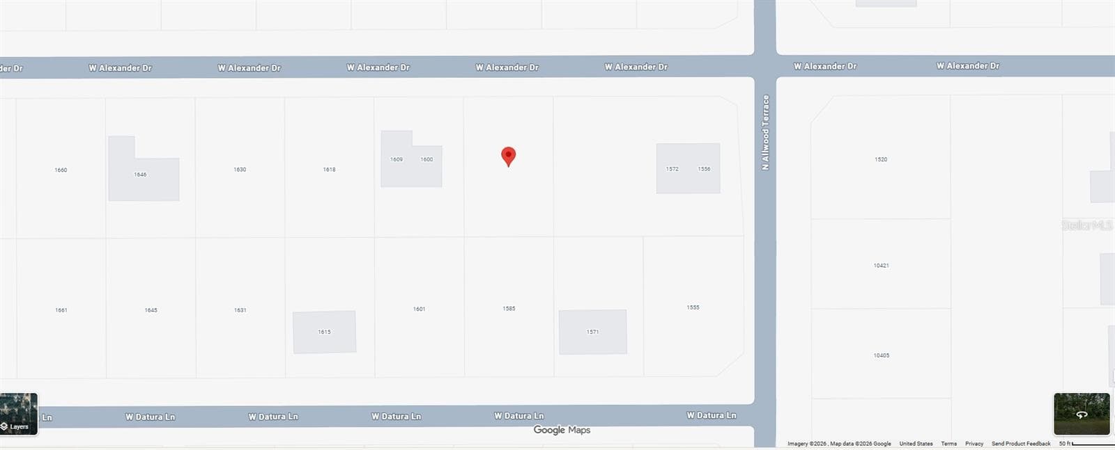 Land at 1588 W ALEXANDER DR, CITRUS SPRINGS, photo 3 of 7