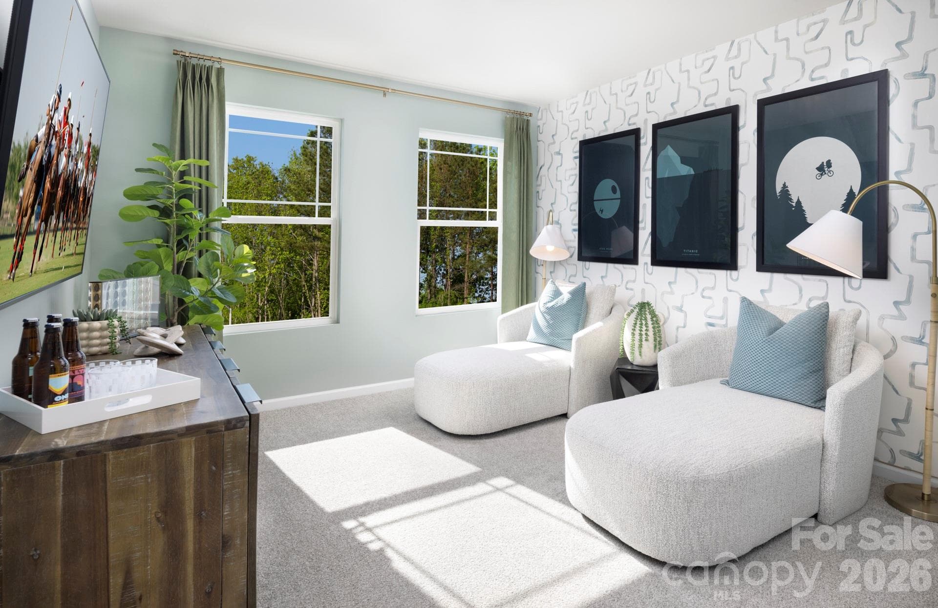 Photos shown are of a staged model home and are for illustrative purposes only. Floor plan is the same; however, finishes, colors, features, fixtures, furnishings, and design selections may vary from the actual home. - Charlotte
