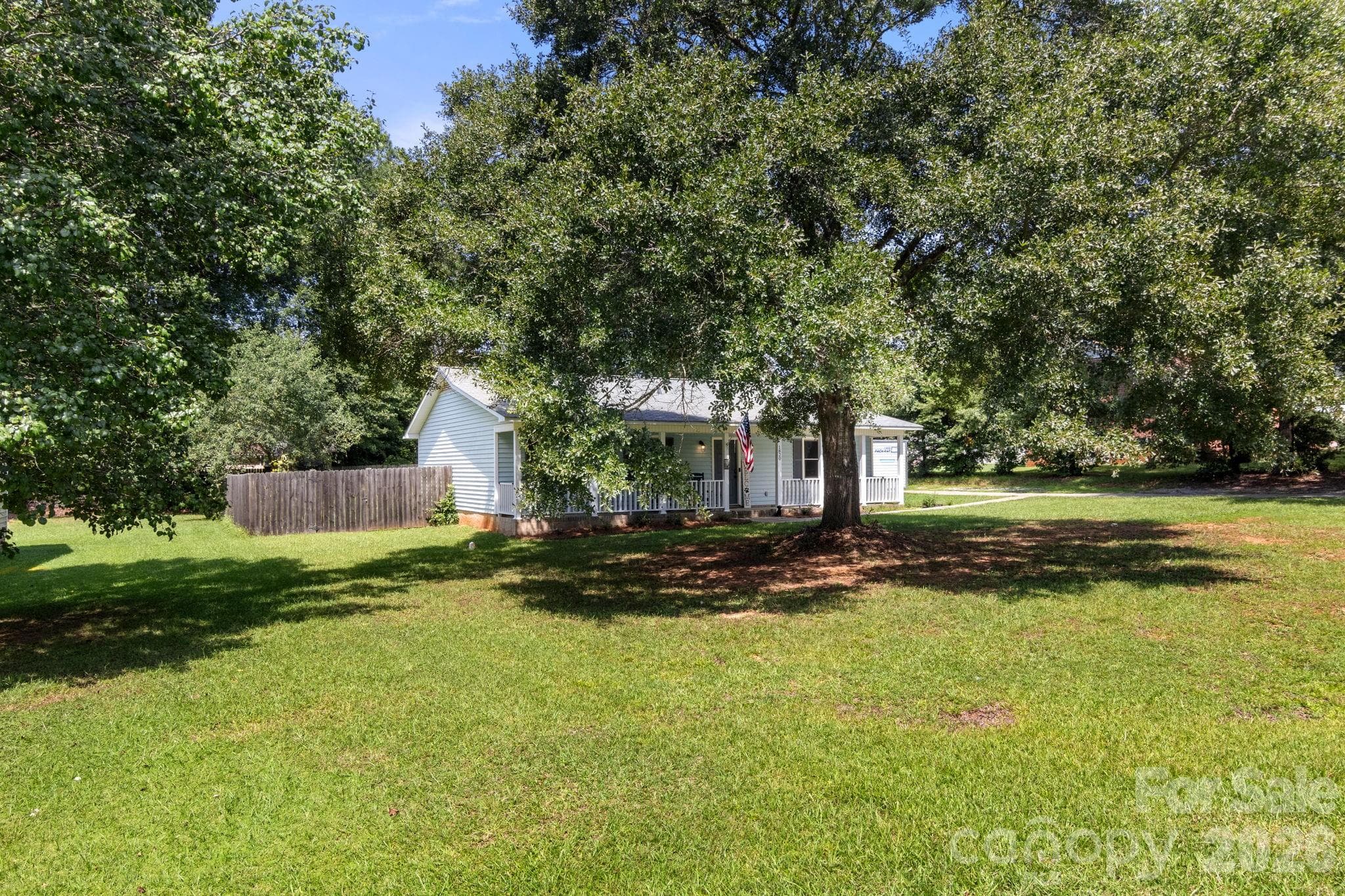 Street view of large lot and home - 1820 Bridgewood Drive, Lancaster